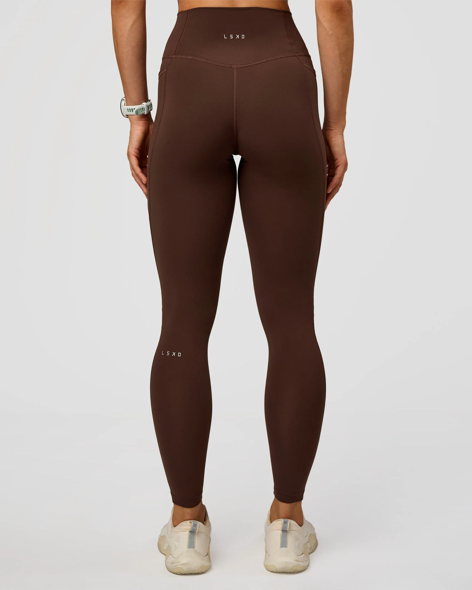 Fusion Ultra High-Rise Full Length Legging Pockets - Hot Chocolate - Image 6