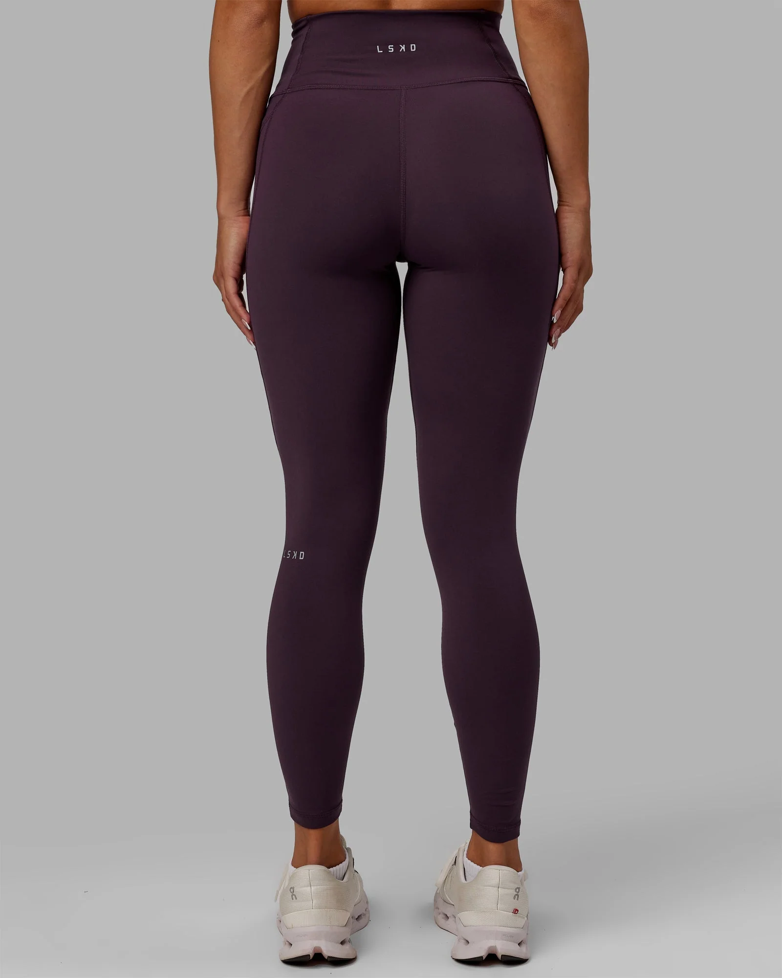 Fusion Ultra High-Rise Full Length Legging Pockets - Midnight Plum - Image 4