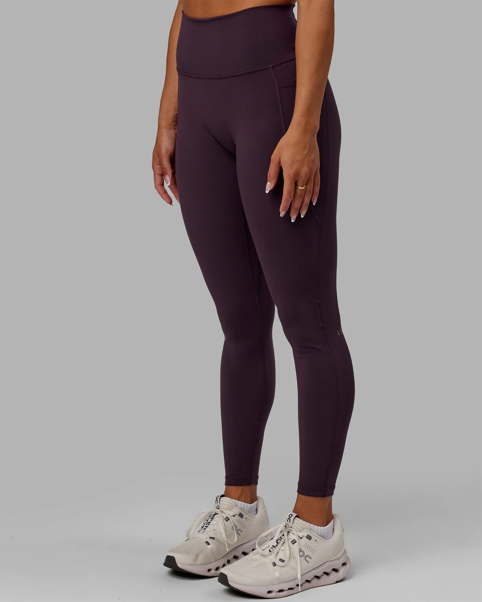 Fusion Ultra High-Rise Full Length Legging Pockets - Midnight Plum - Image 7