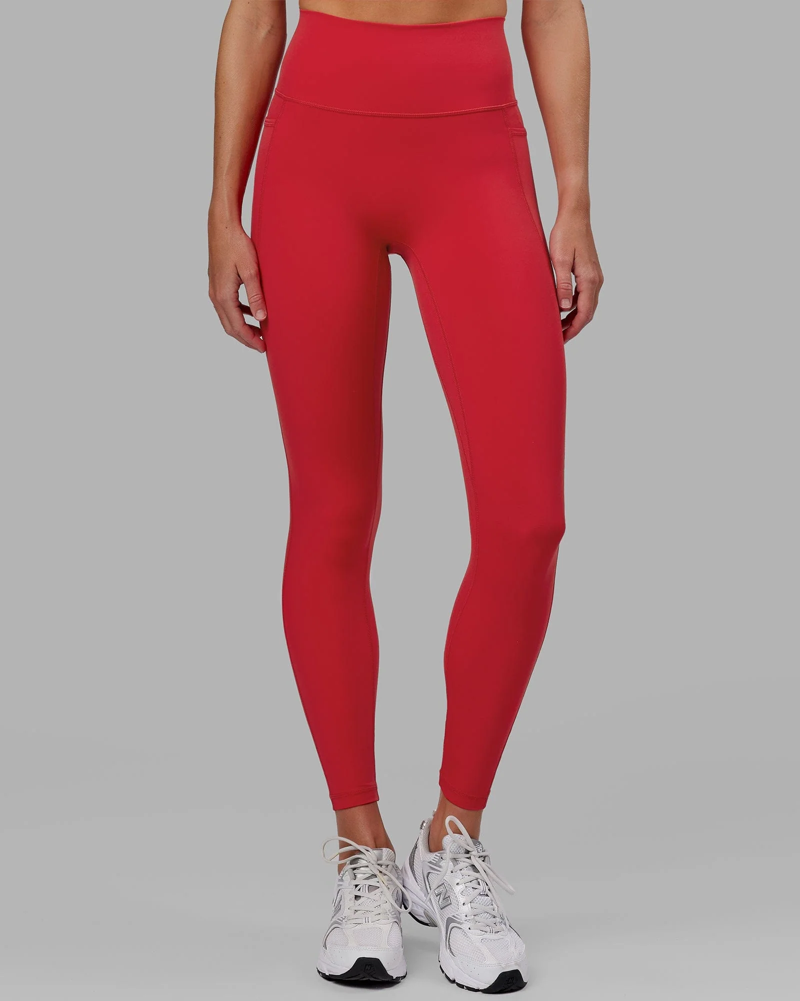 Fusion Ultra High-Rise Full Length Legging Pockets - Scarlet - Image 6