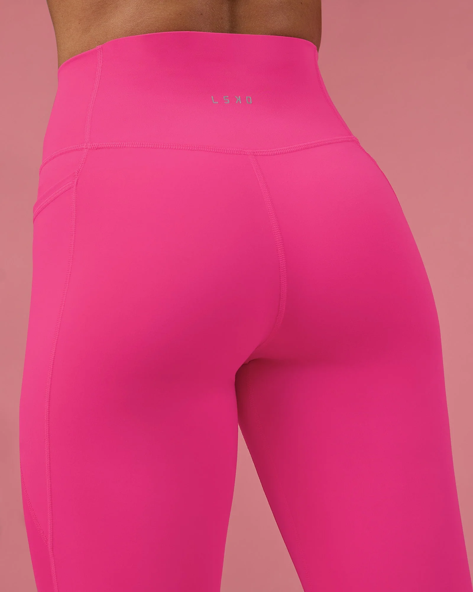 Fusion Ultra High-Rise Full Length Legging Pockets - Ultra Pink - Image 9