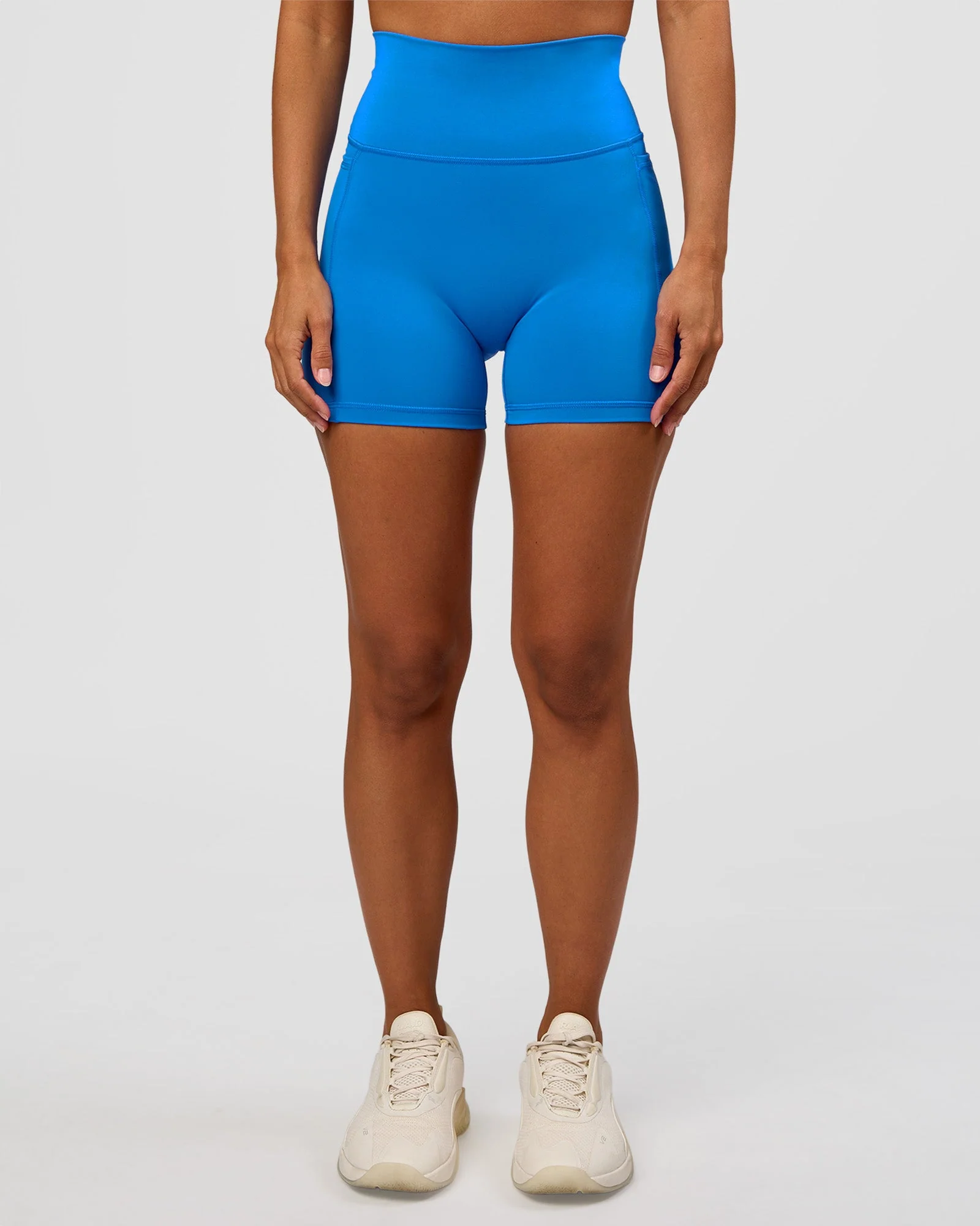 Fusion V-Contour Ultra High-Rise 4" Short Pockets - Palace Blue - Image 5