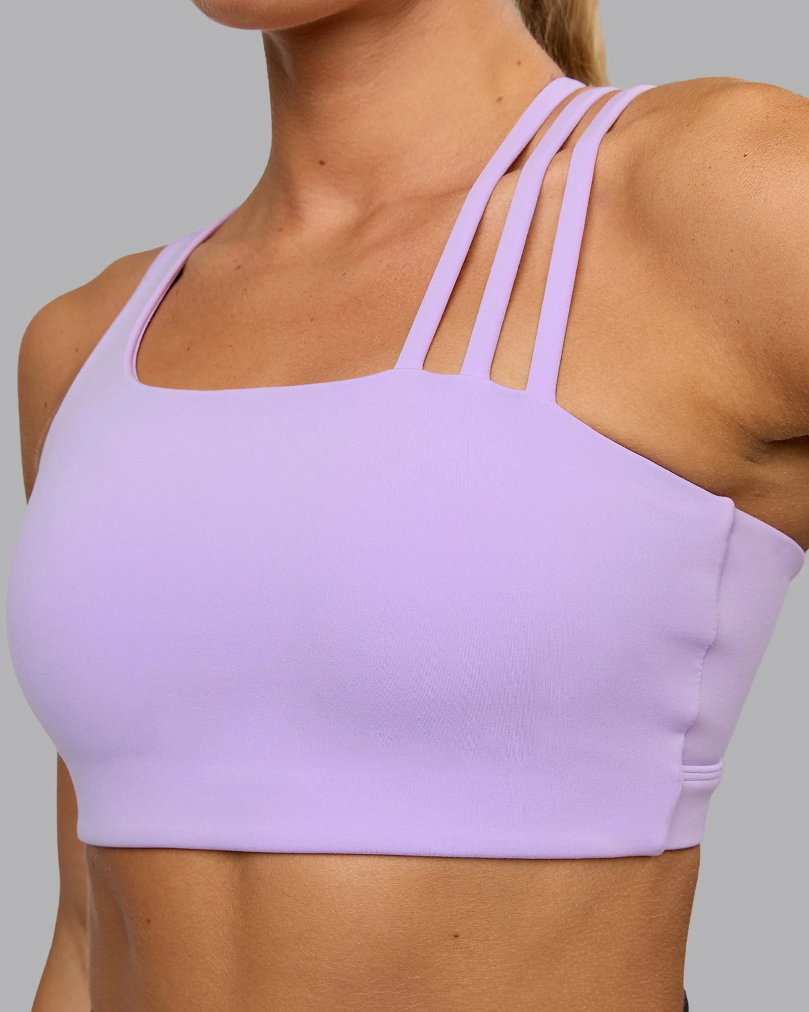 Galvanise Sports Bra - Pale Lilac - Image 6