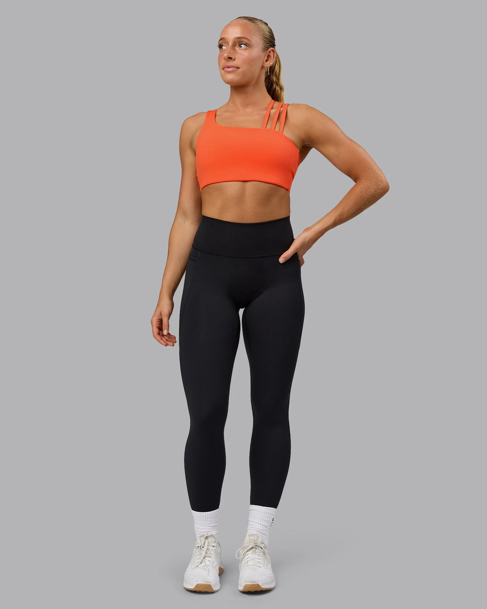 Galvanise Sports Bra - Ultra Orange - Image 4