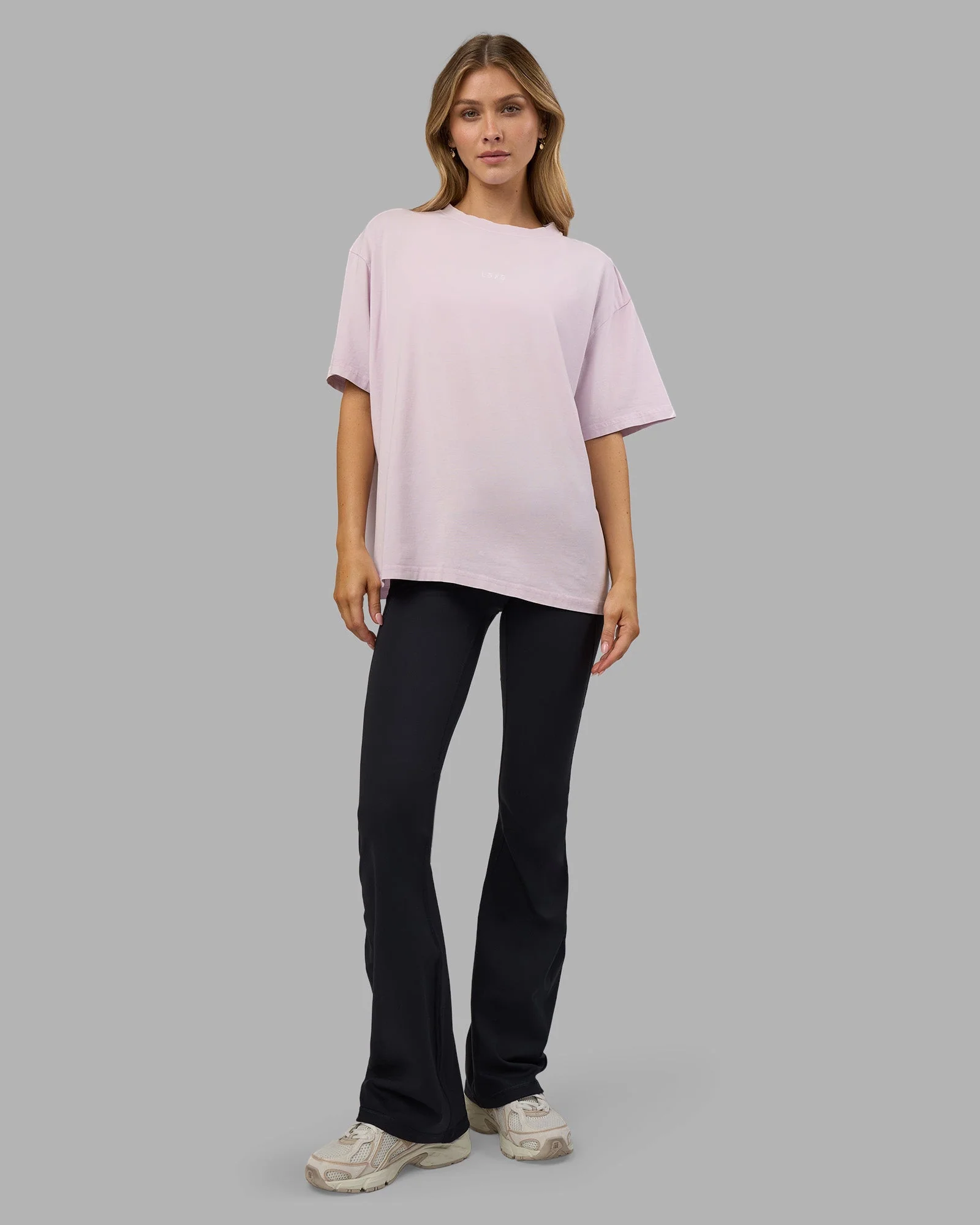 Go-To FLXCotton Oversized Tee - Fair Orchid Washed - Image 4