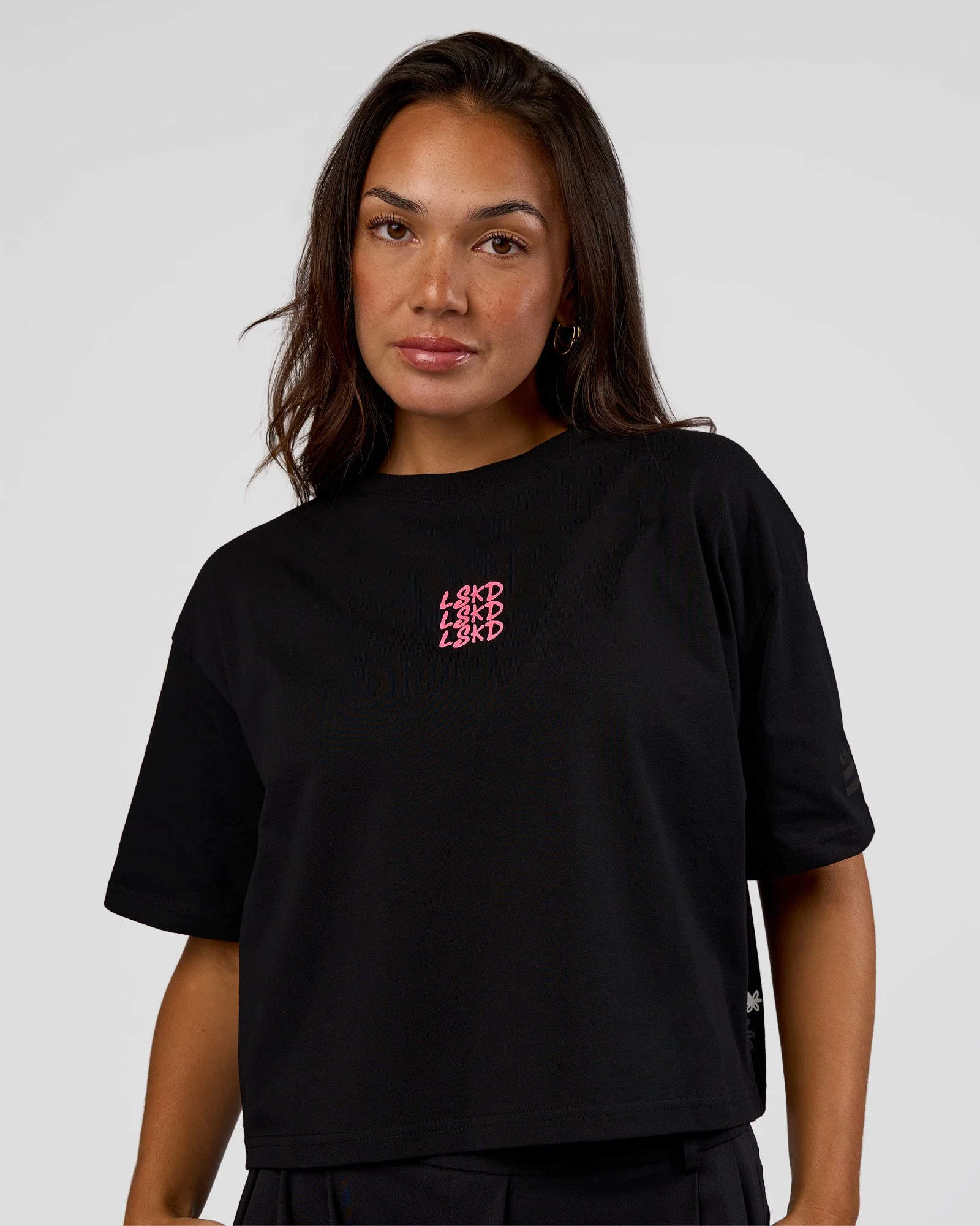Go-To Heavyweight Reflective Skimmer Tee - Black-Reflective