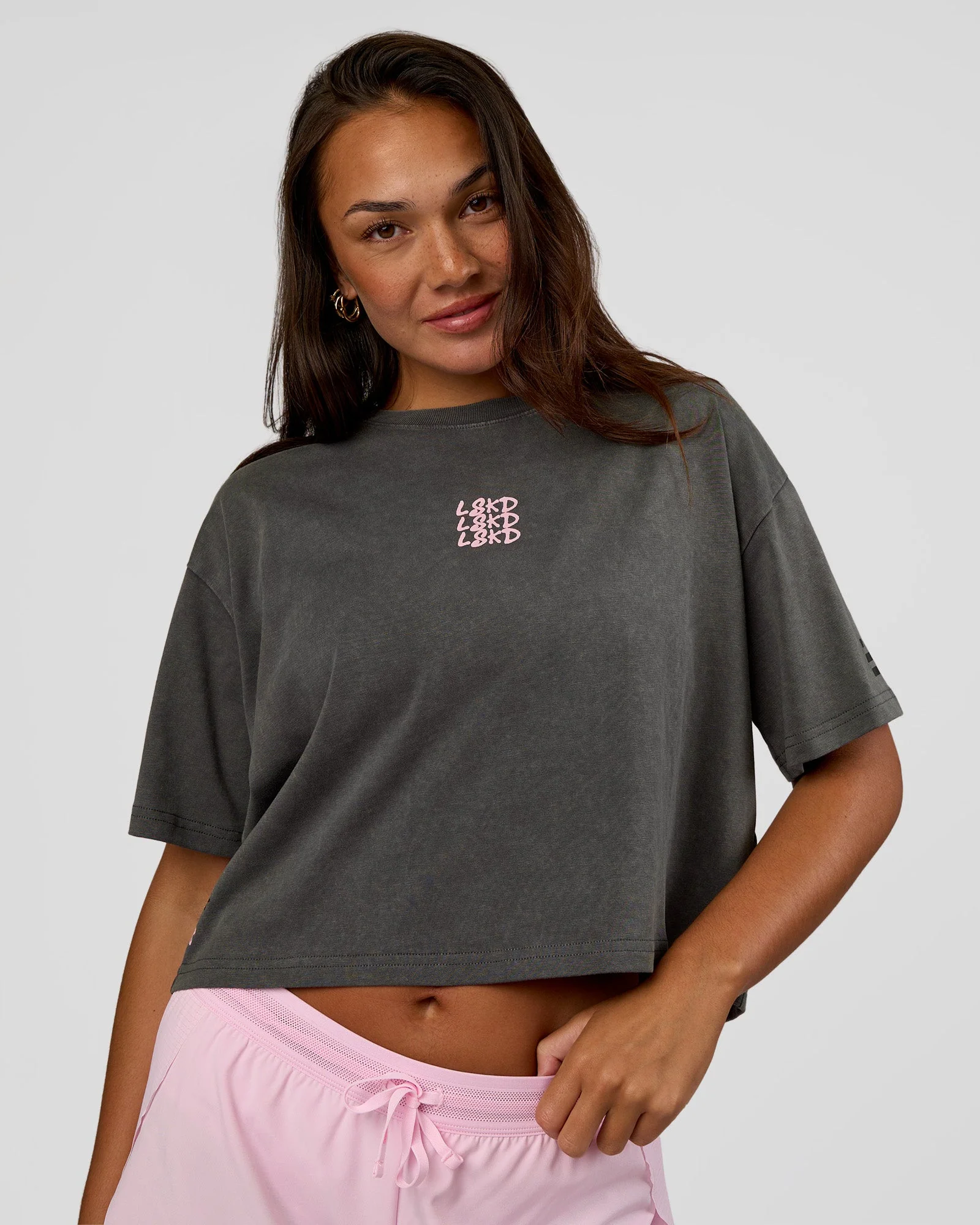 Go-To Heavyweight Reflective Skimmer Tee - Dark Storm Washed-Reflective
