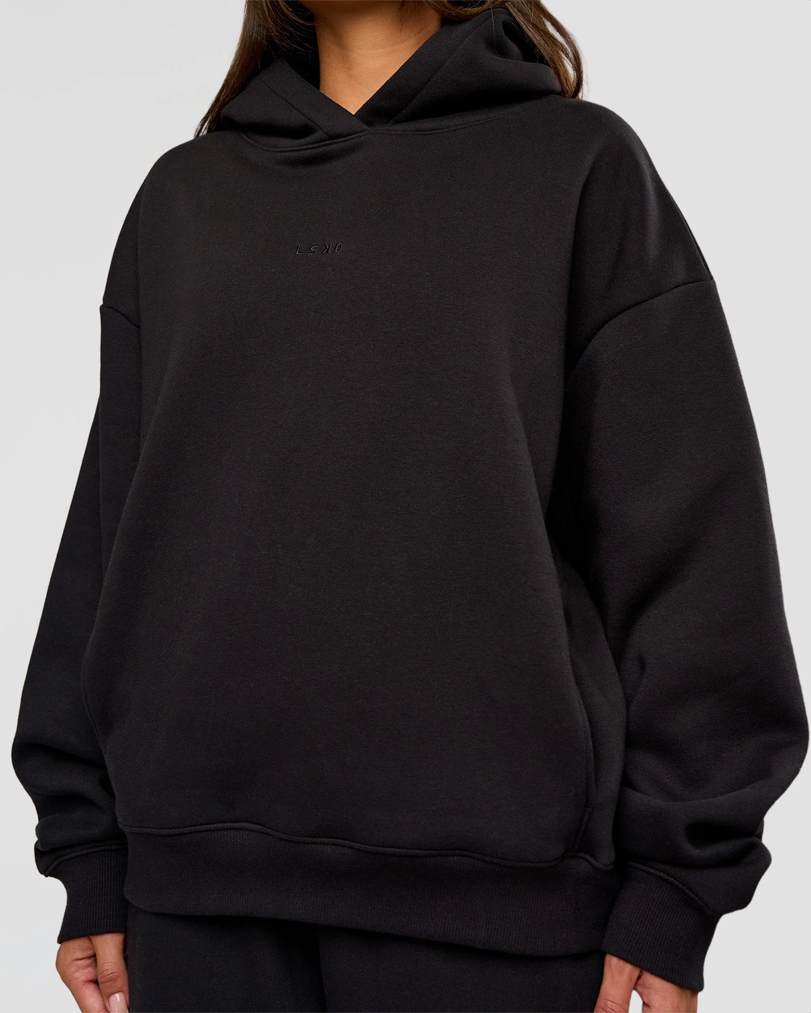 Go-To Oversized Hoodie - Black - Image 4