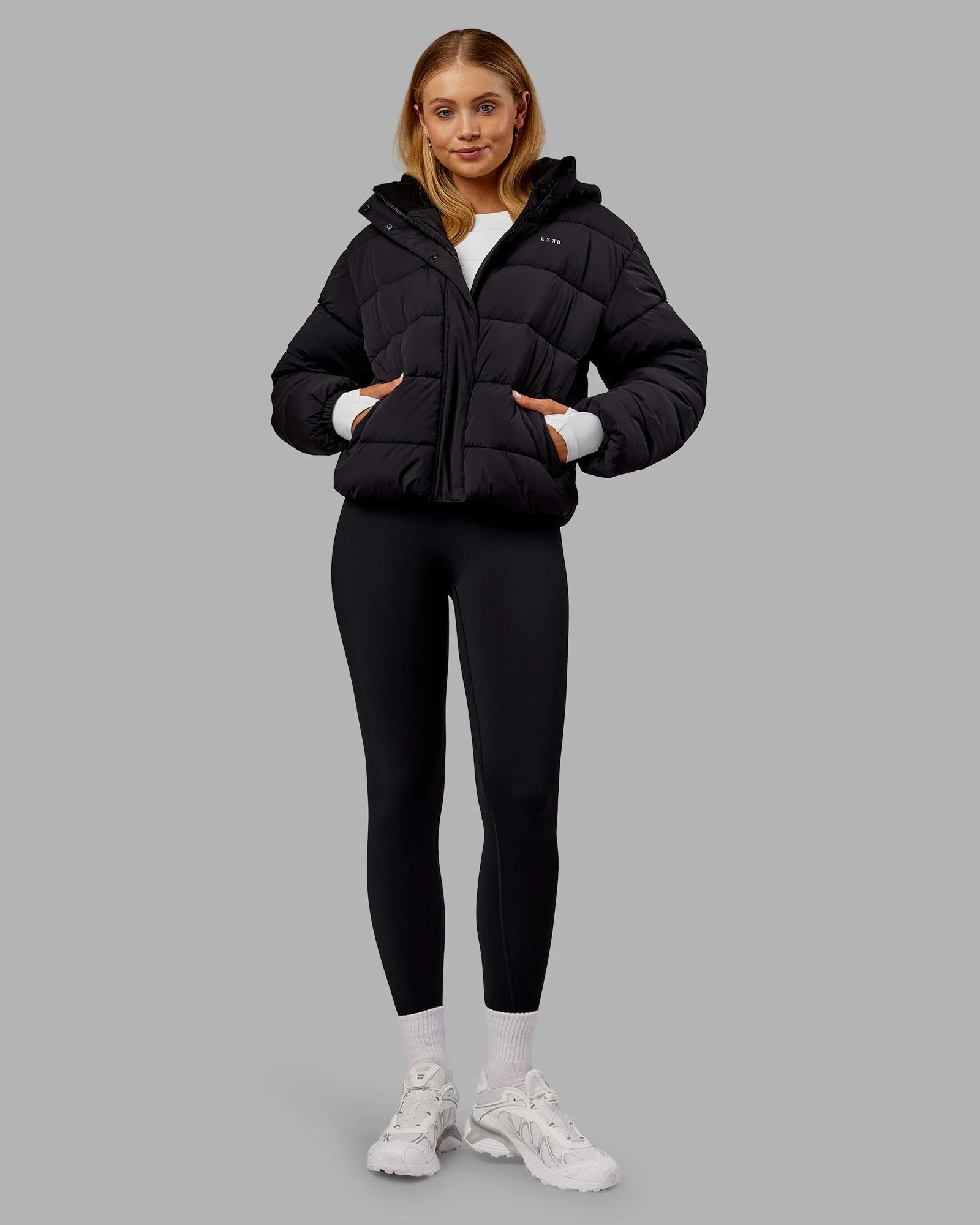 Go-To Puffer Jacket - Black - Image 6