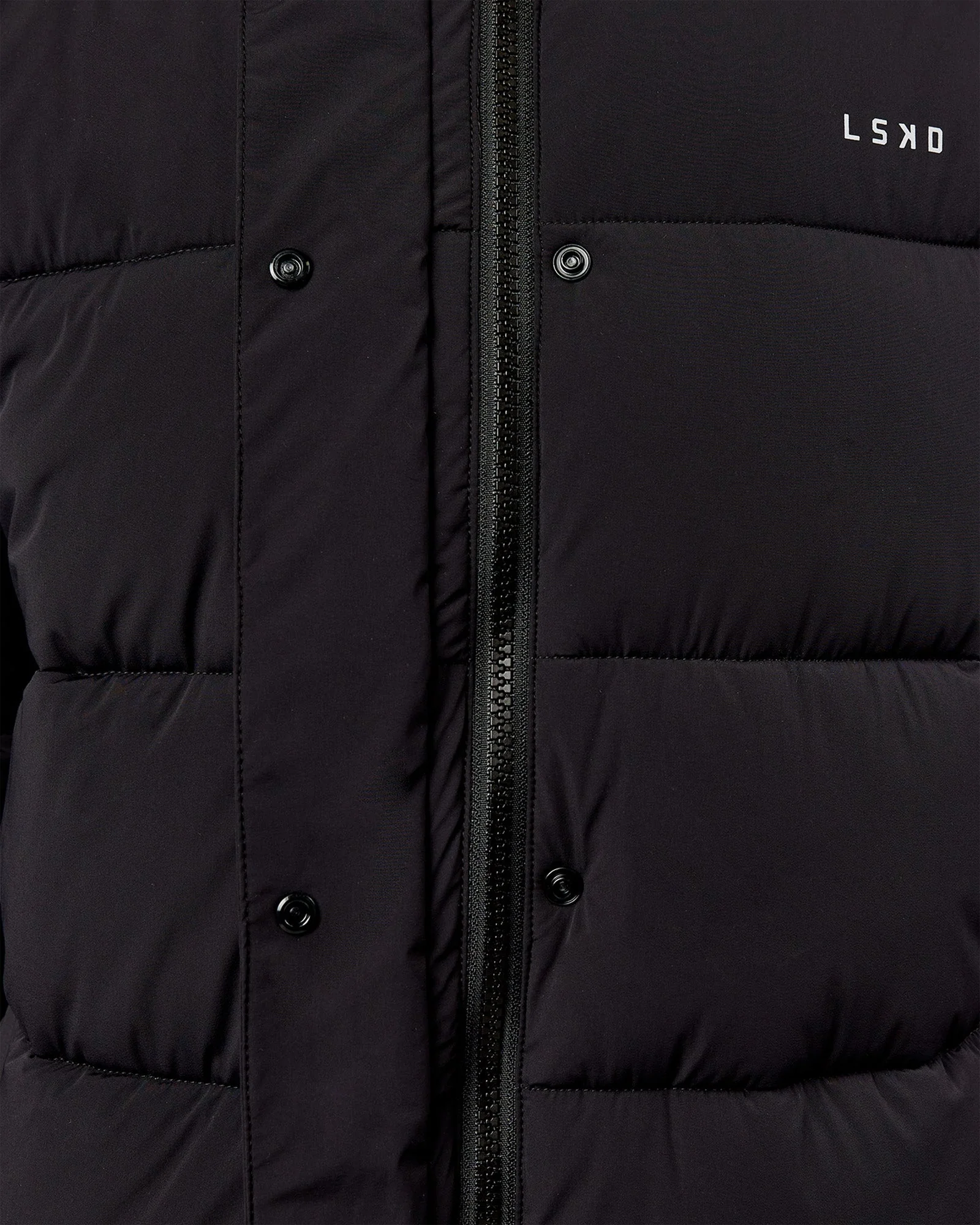 Go-To Puffer Long Jacket - Black - Image 8