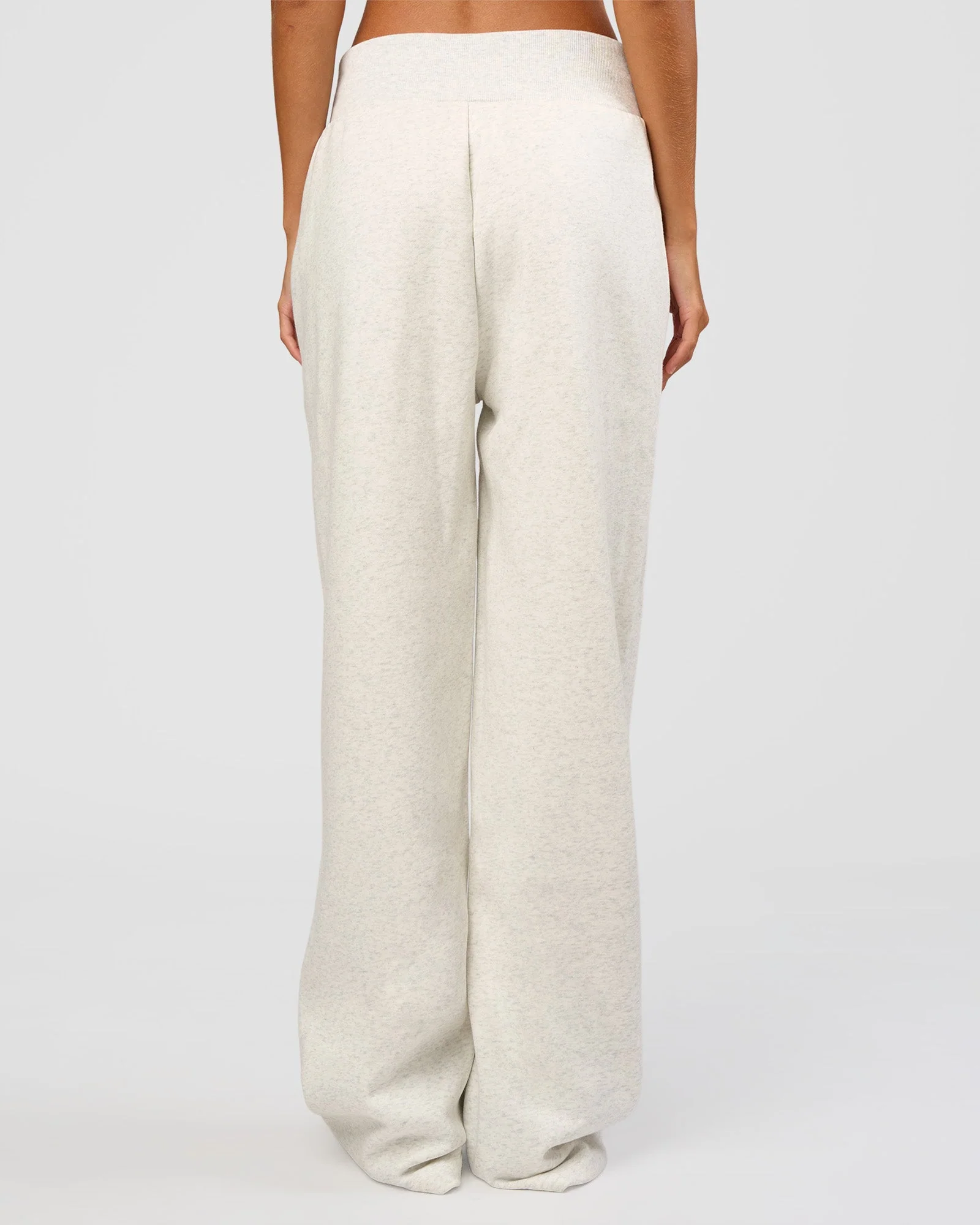 Go-To Wide Leg Track Pant Tall - Silver Marl - Image 4