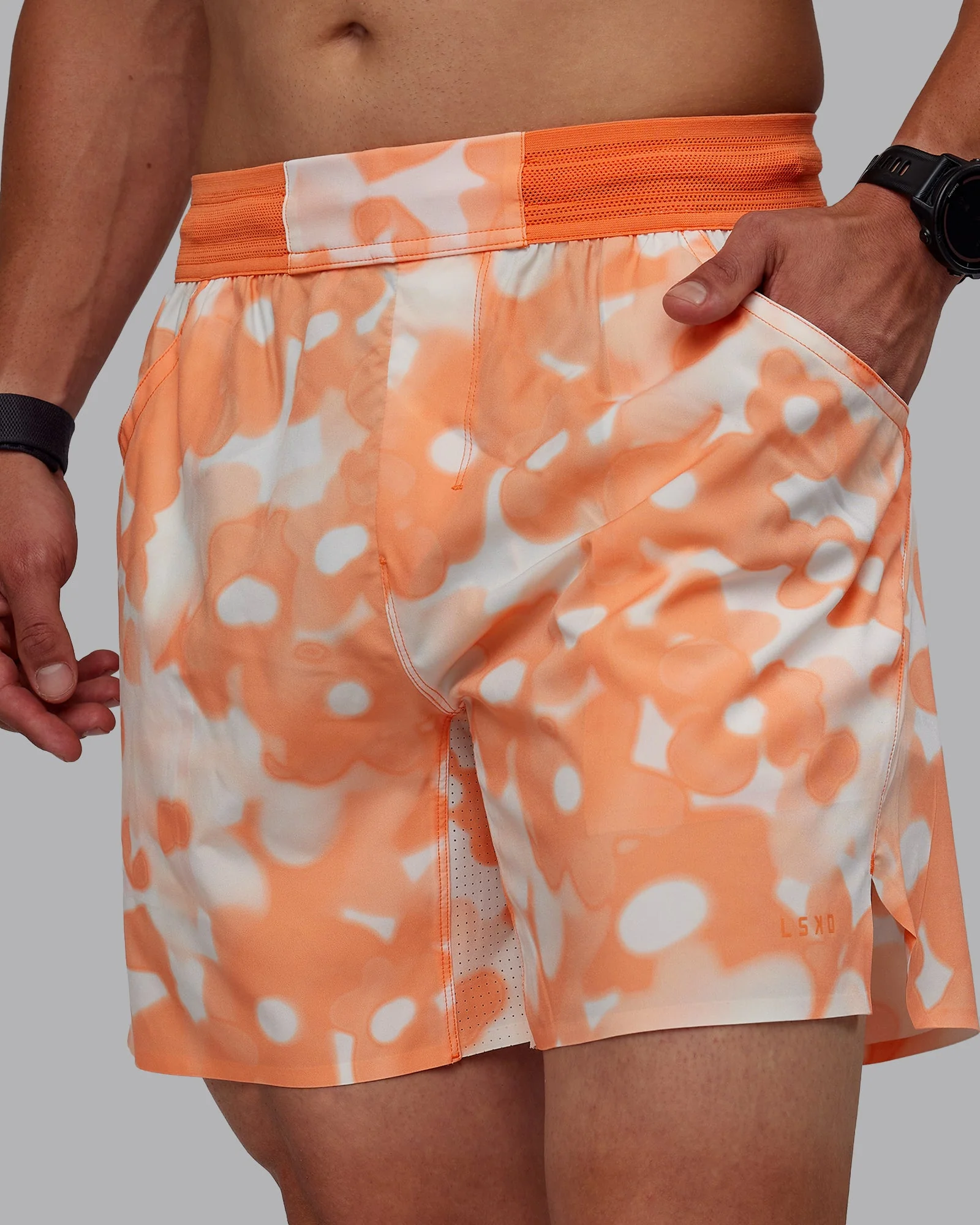 Grand Slam 6" Short - Wildflower Cantaloupe - Image 10