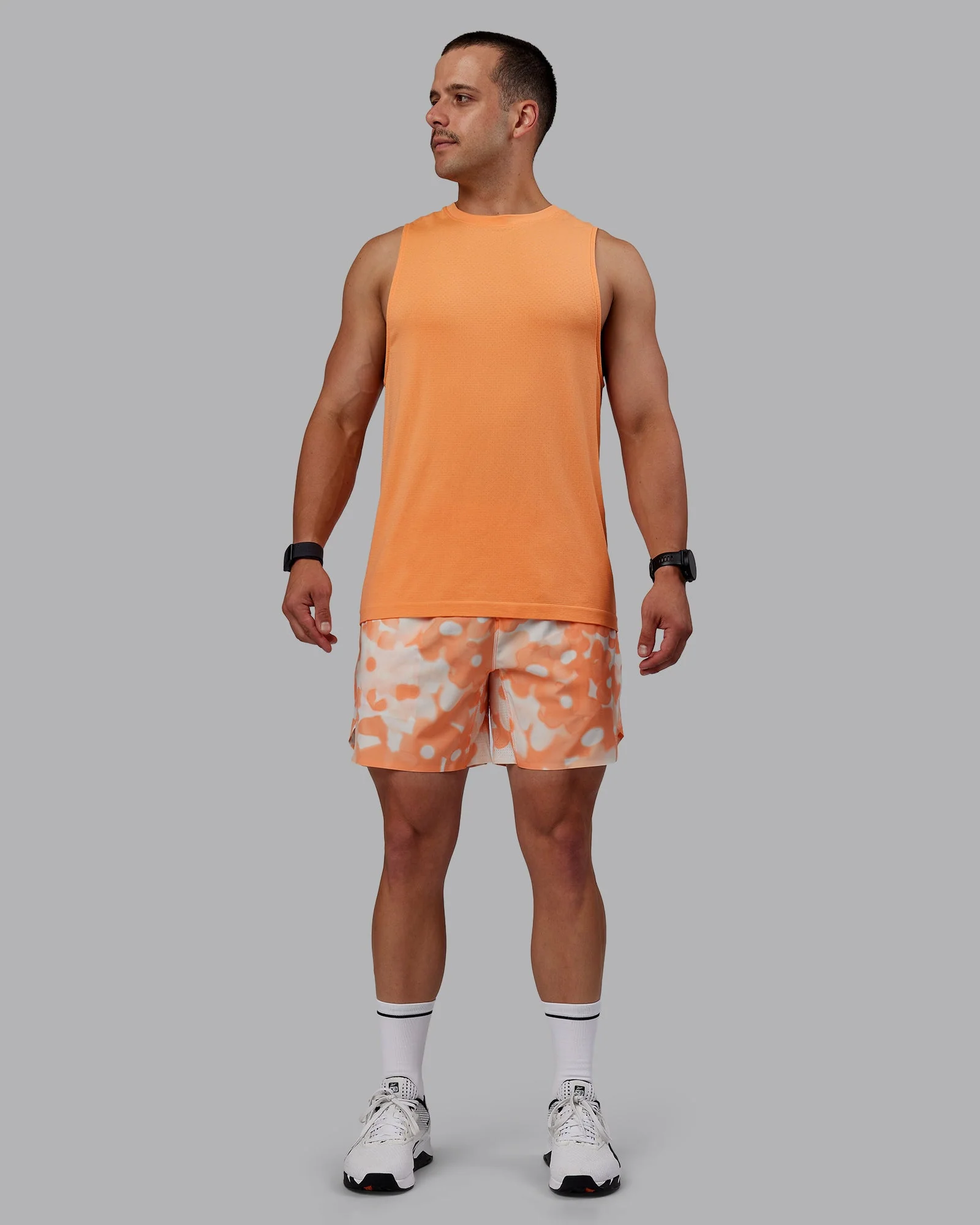 Grand Slam 6" Short - Wildflower Cantaloupe - Image 9