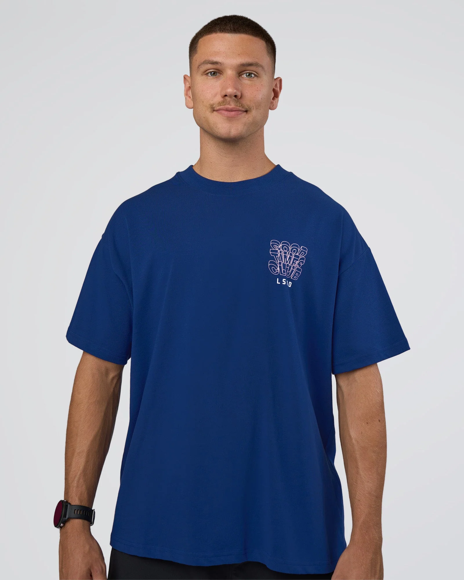 GTC Heavyweight Oversized Tee - Washed Midnight Blue-Marsh - Image 12