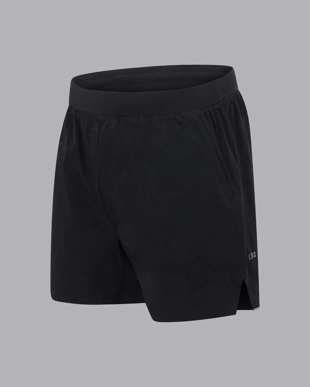 Hybrid Lined 5" Short - Black-Reflective - Image 9