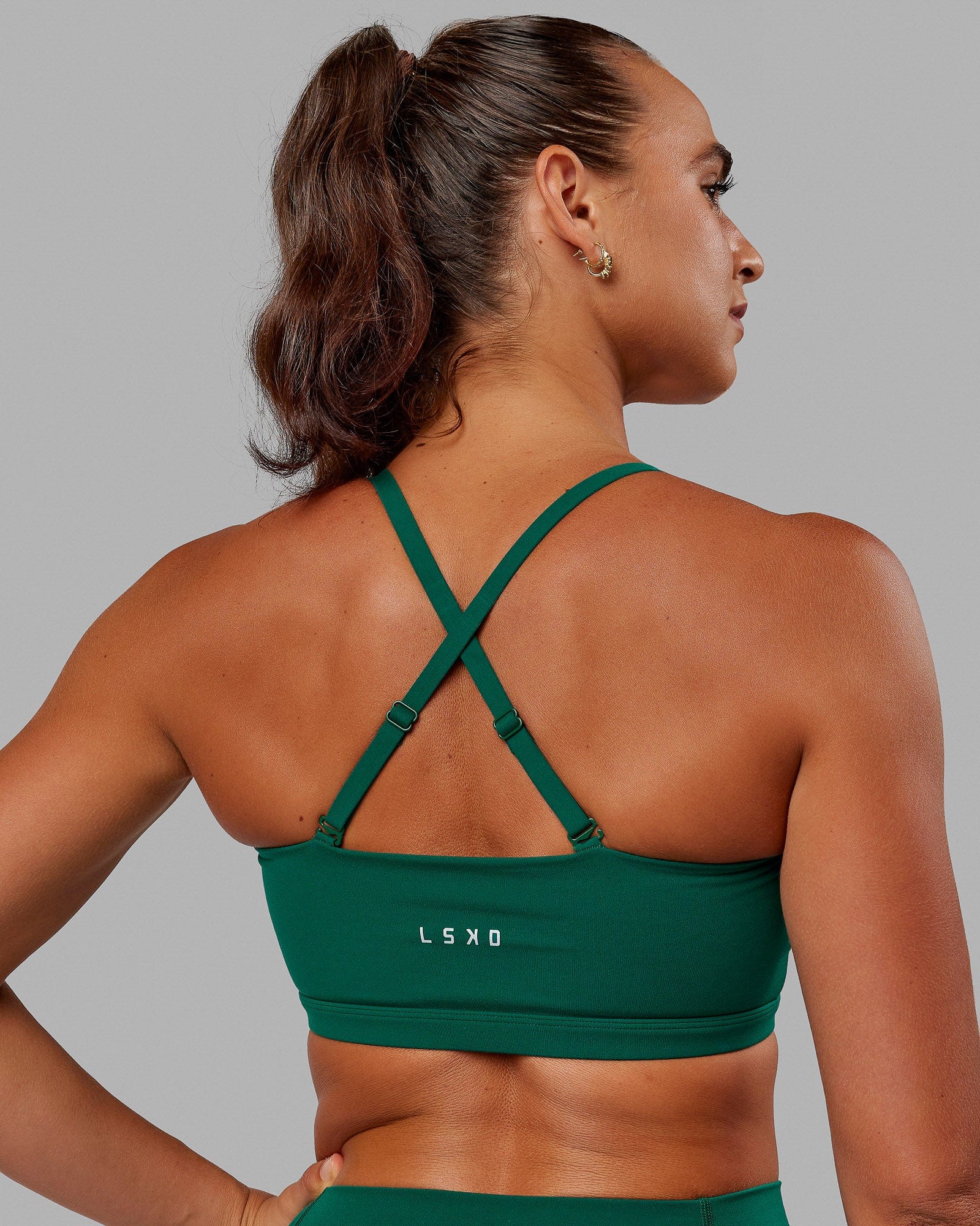 Inspire Sports Bra - Malachite - Image 10