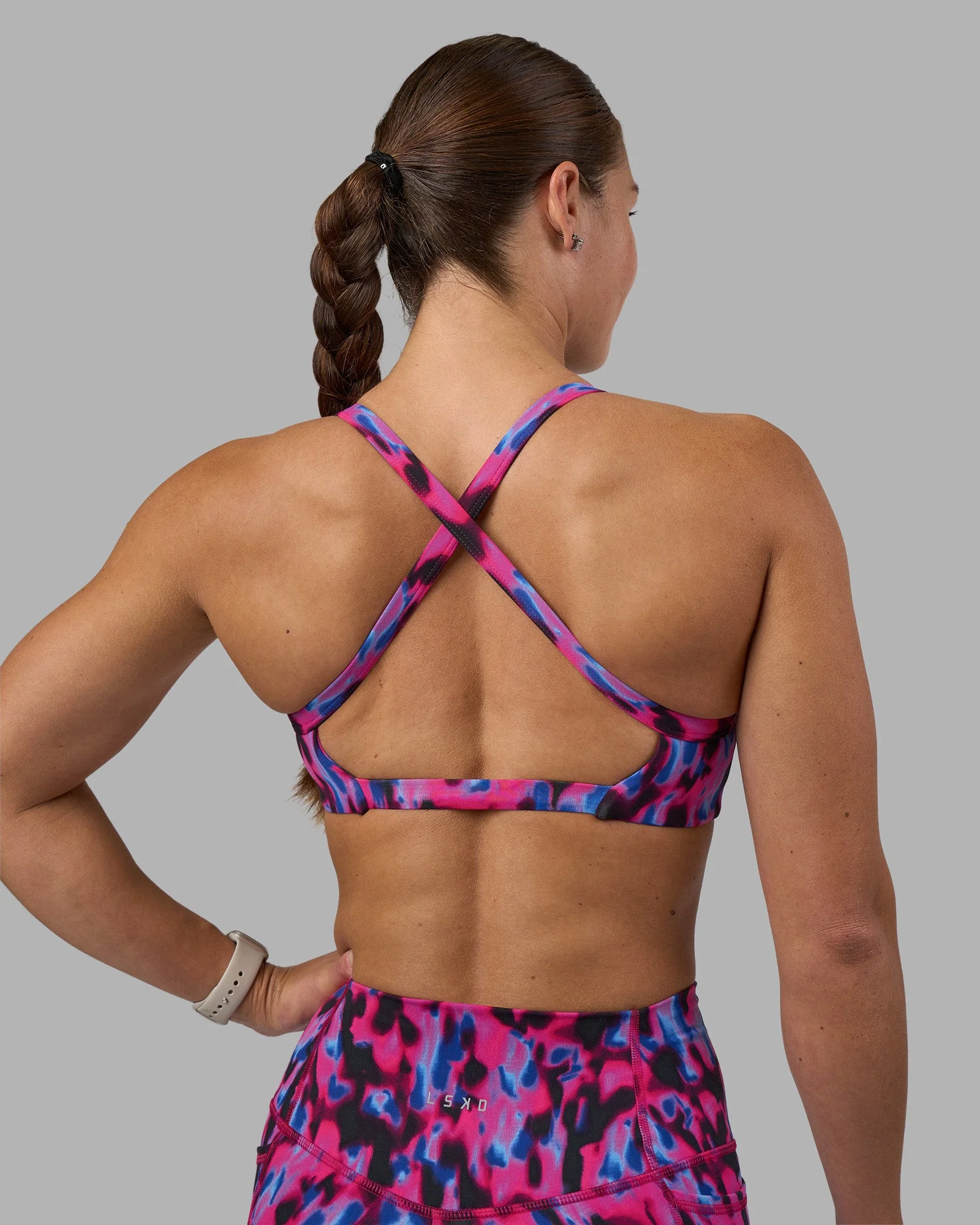 Inspired Sports Bra - Pink Luminous - Image 10