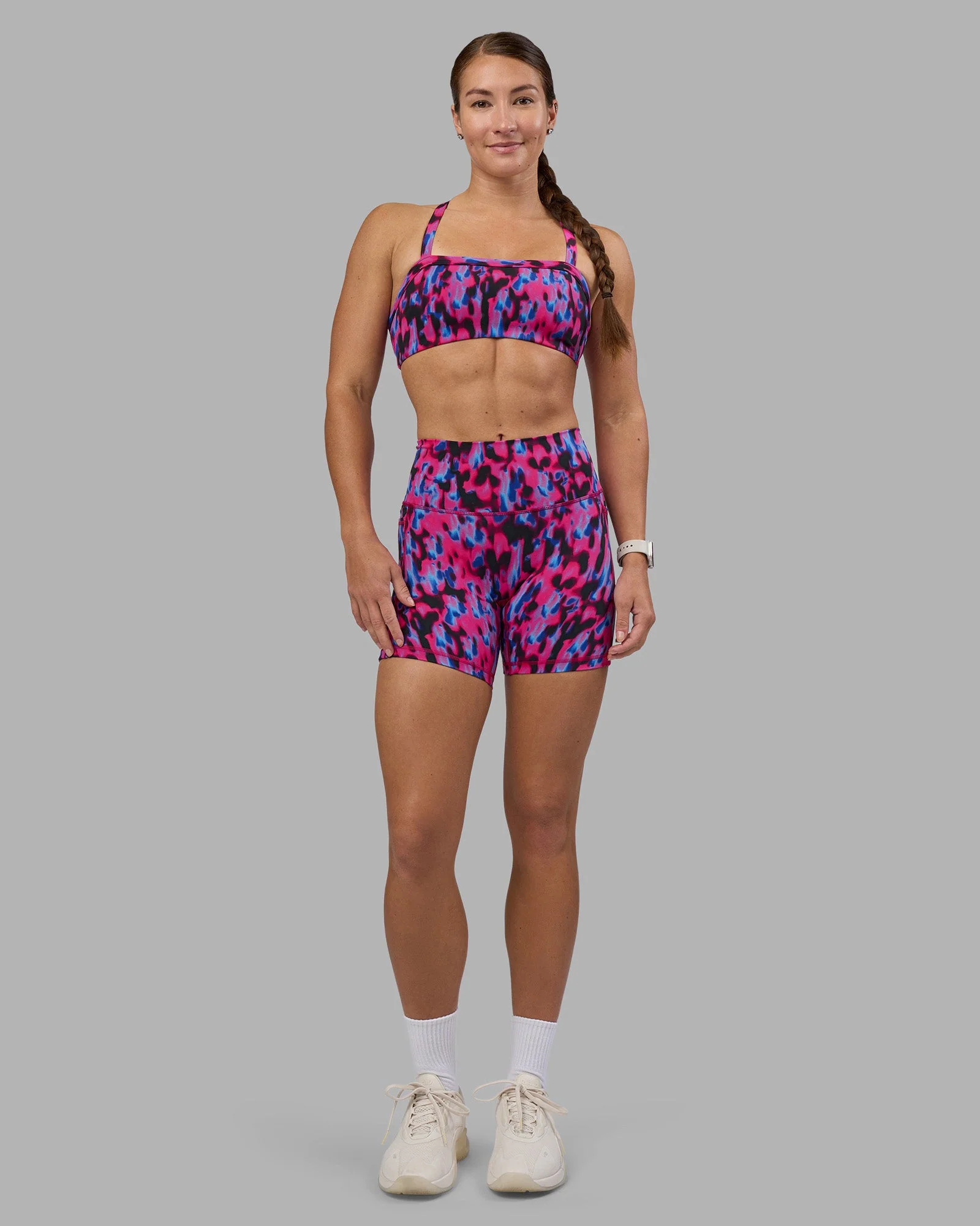 Inspired Sports Bra - Pink Luminous - Image 5