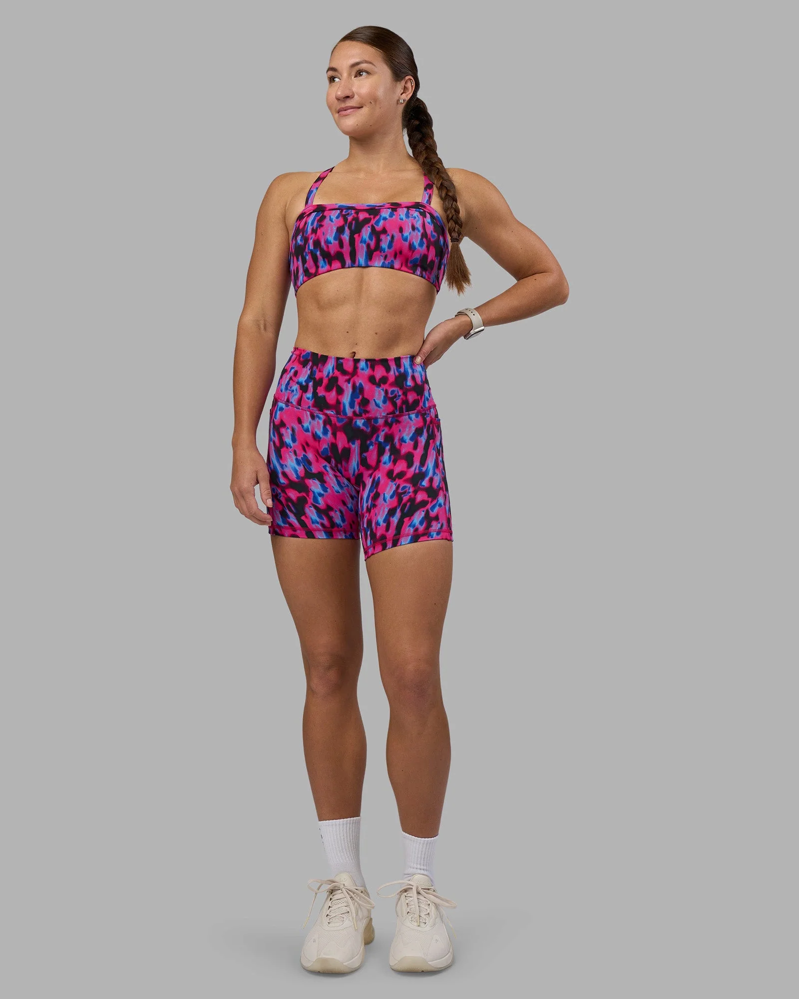 Inspired Sports Bra - Pink Luminous - Image 7