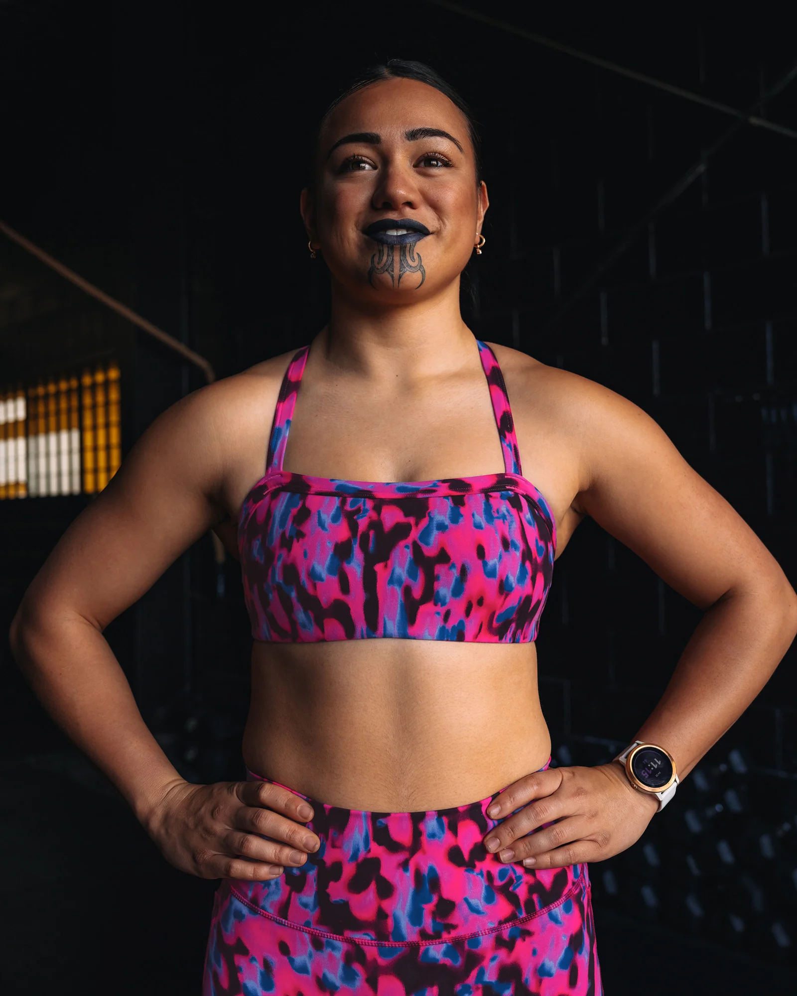 Inspired Sports Bra - Pink Luminous - Image 9
