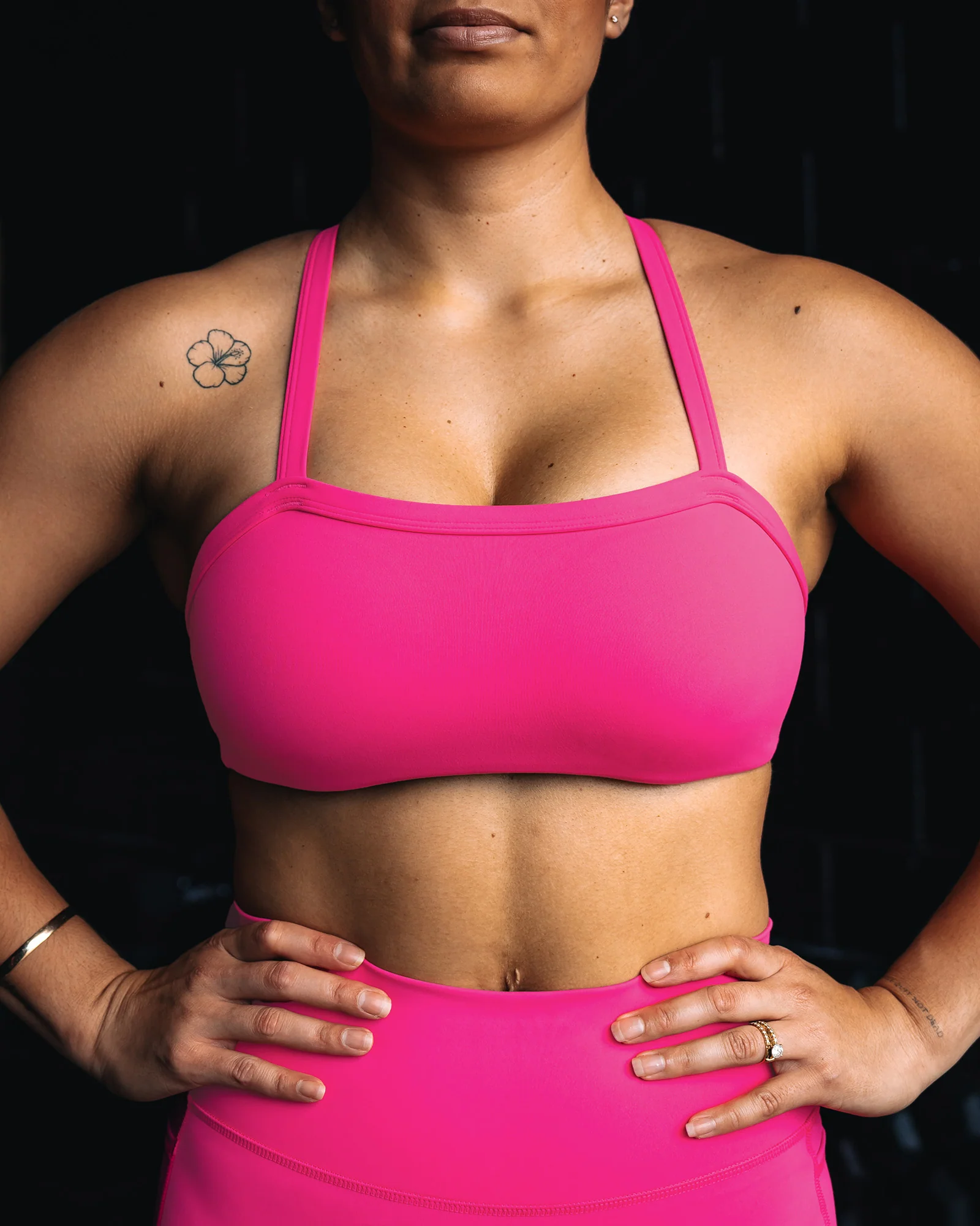 Inspired Sports Bra - Ultra Pink - Image 4