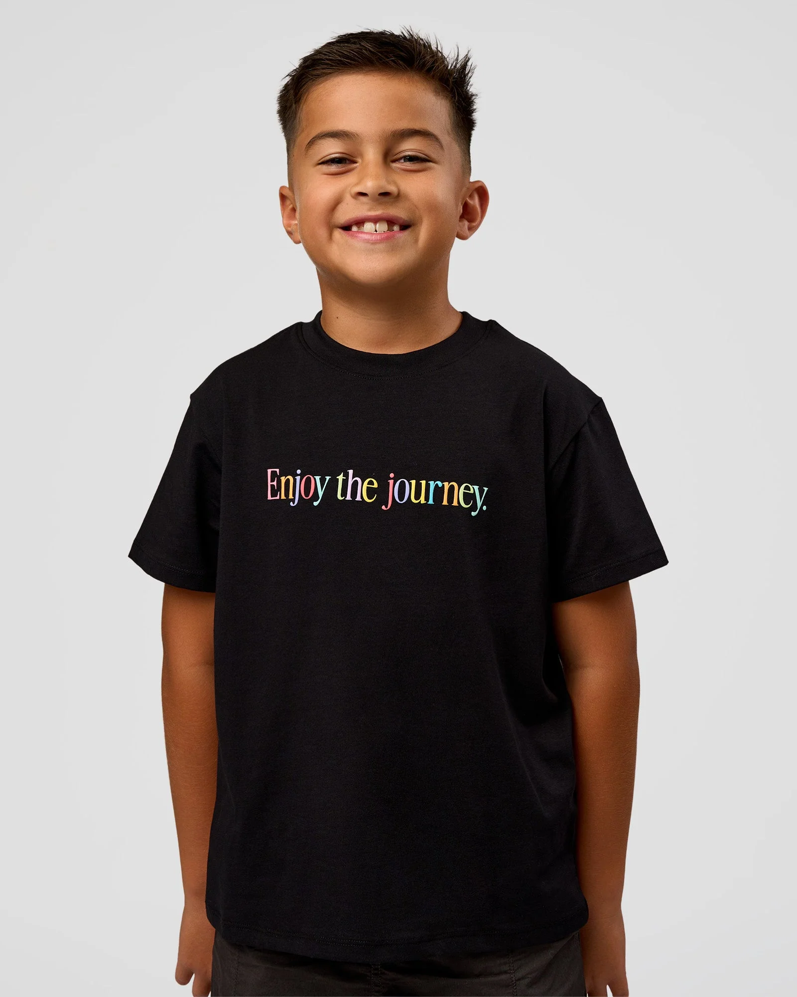 Kids Enjoy the Journey FLXCotton Tee - Black - Image 10