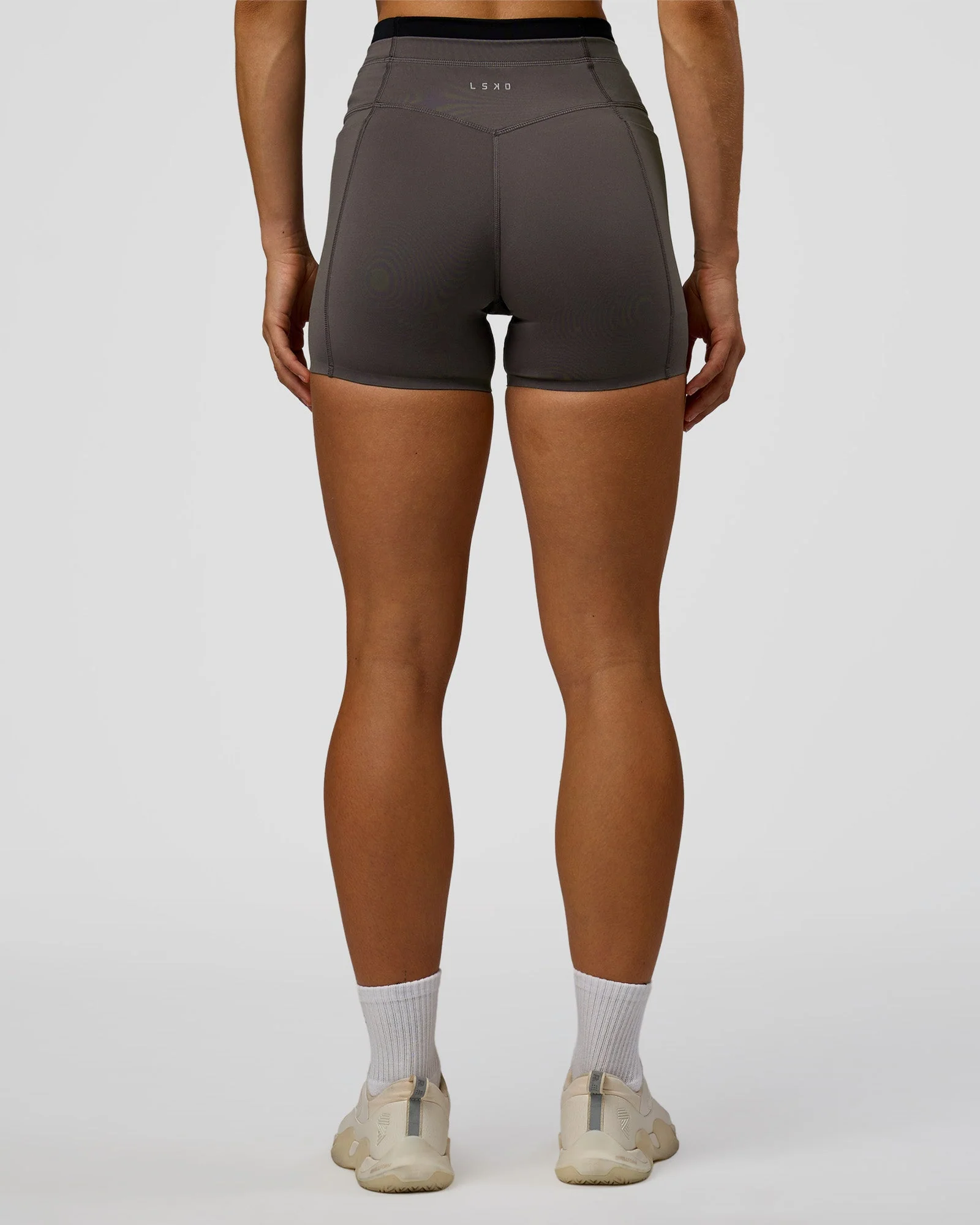 Liberate High-Rise 4" Short Pockets - Duskstone-Black - Image 3