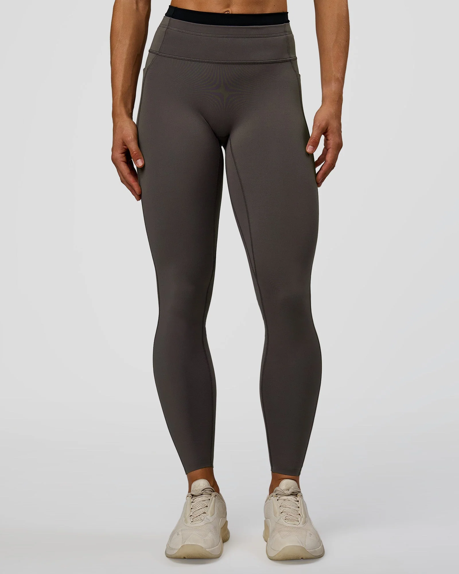 Liberate High-Rise Full Length Legging Pockets - Duskstone-Black - Image 3