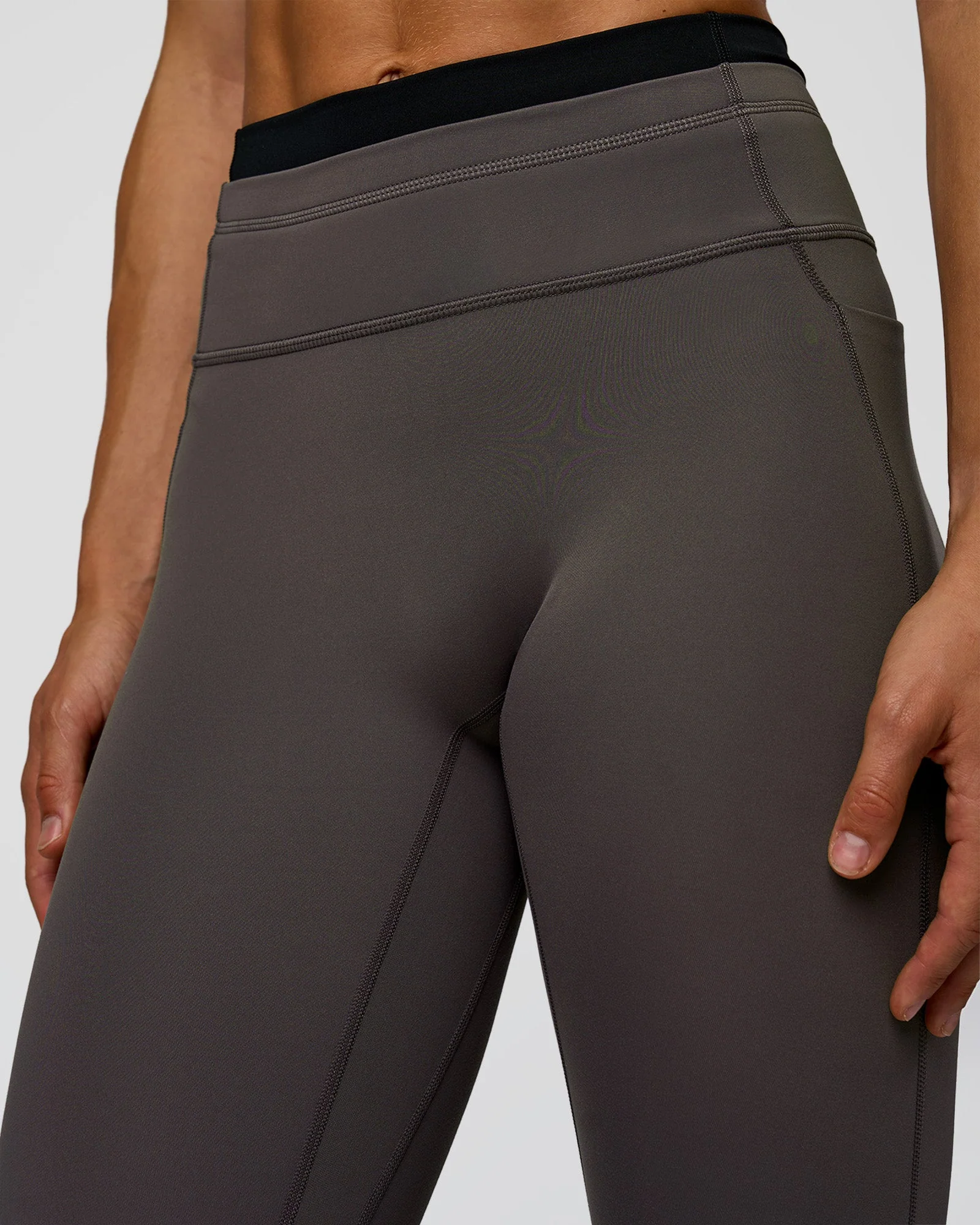 Liberate High-Rise Full Length Legging Pockets - Duskstone-Black - Image 6