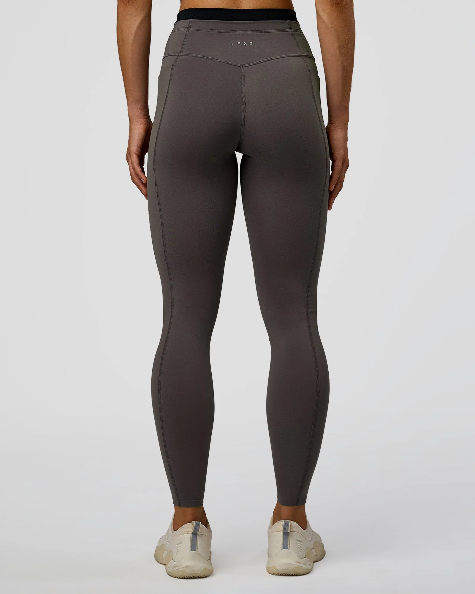 Liberate High-Rise Full Length Legging Pockets - Duskstone-Black - Image 7