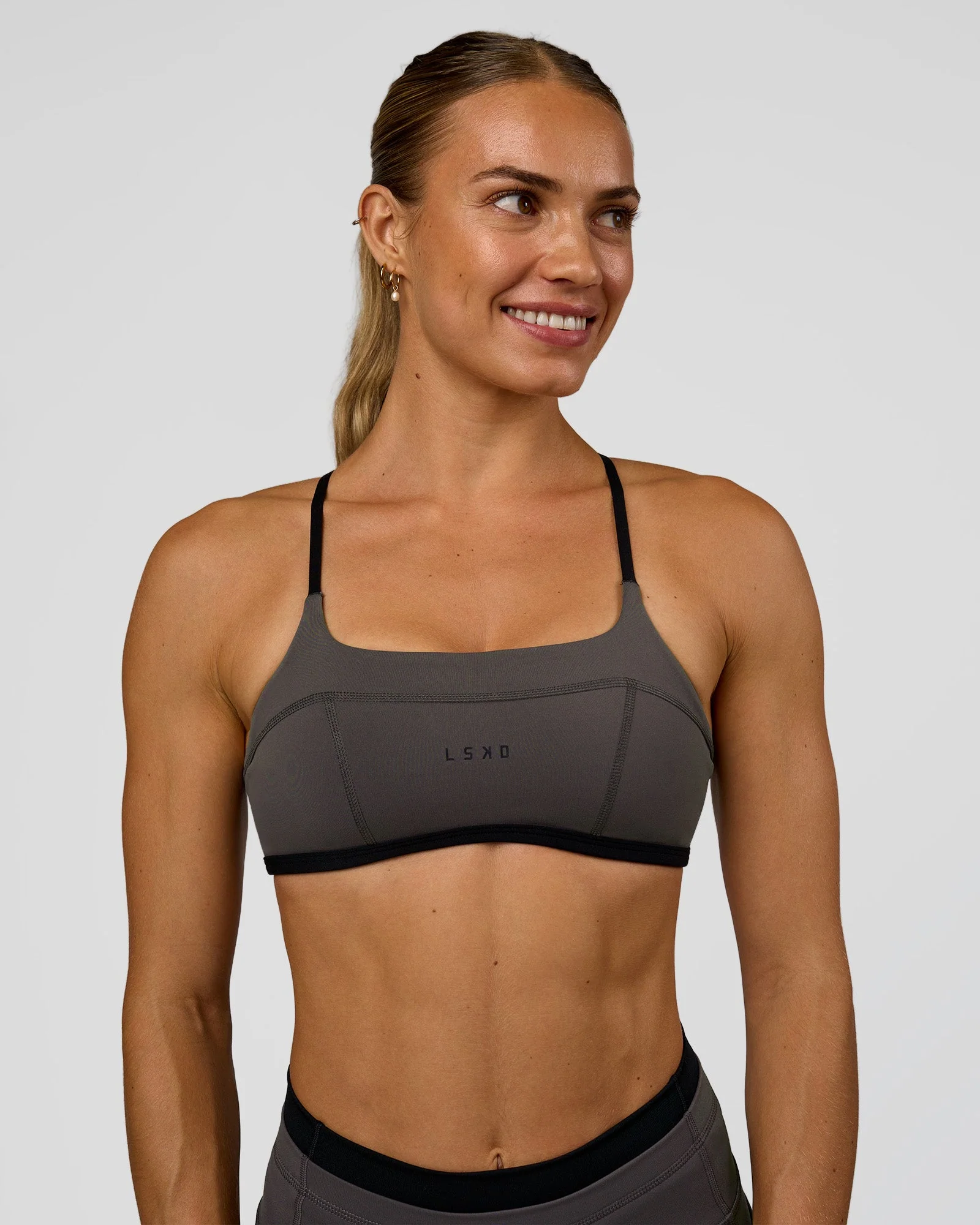 Liberate Sports Bra - Duskstone-Black