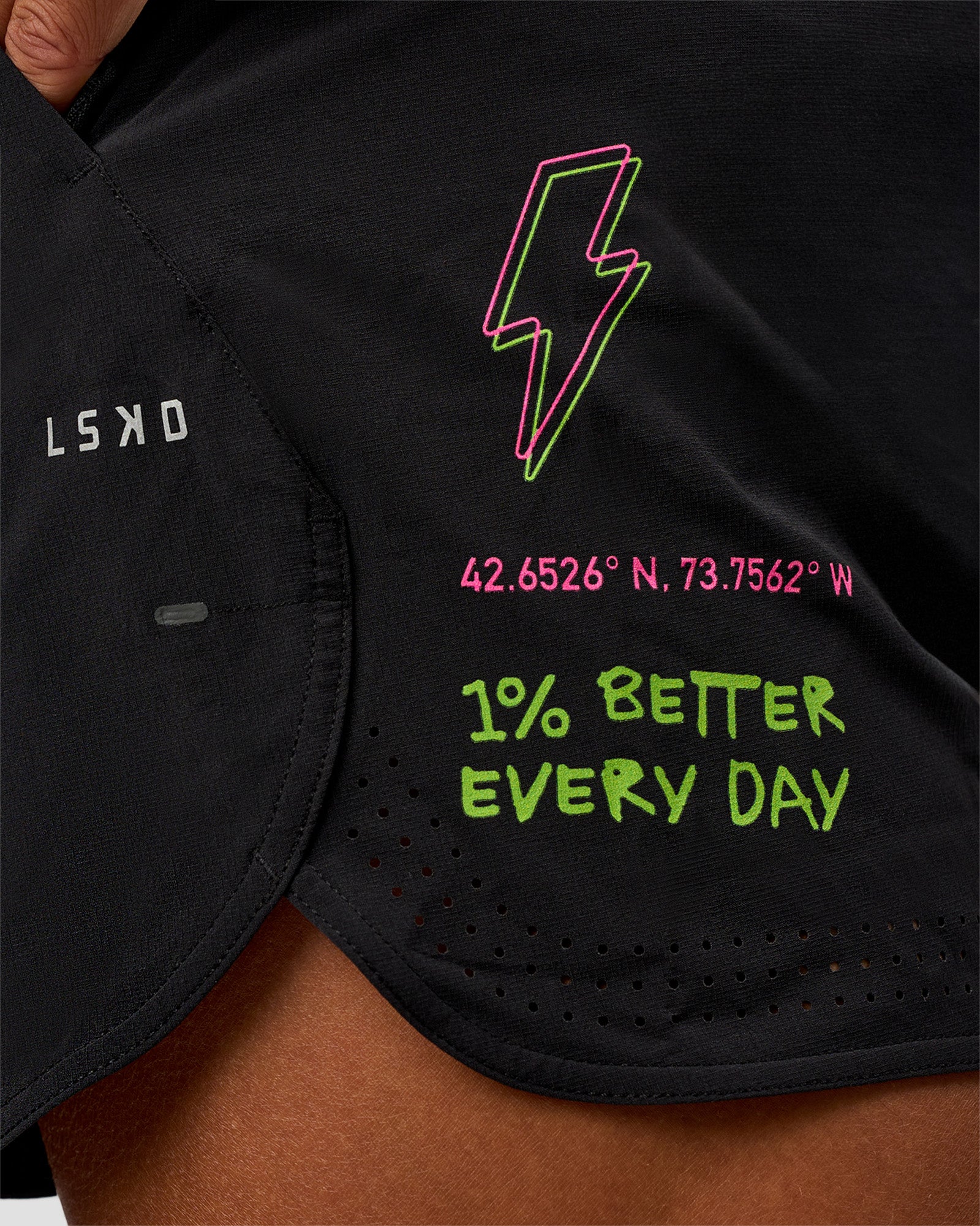 Lift 6" Short - Black-Sugar Plum Lime - Image 5