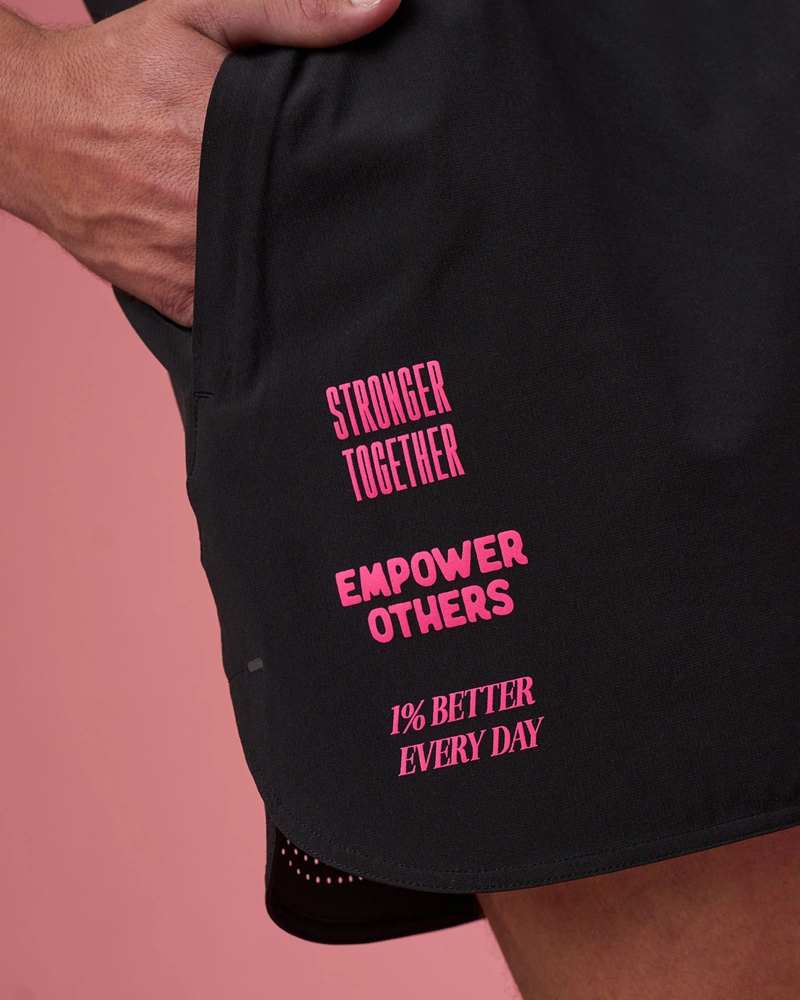 Lift 6" Short - Black-Ultra Pink - Image 3