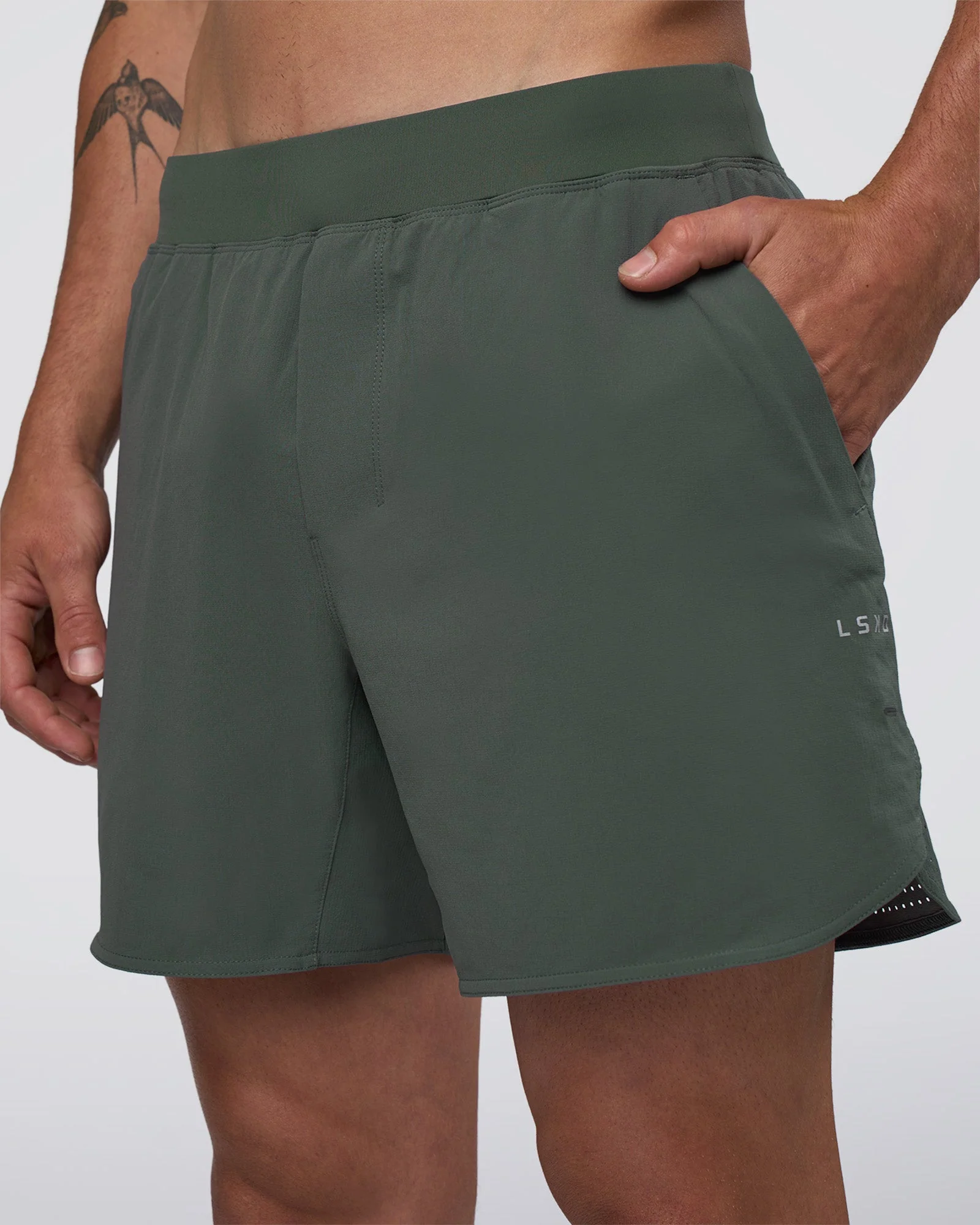 Lift 6" Short - Carbon Green - Image 2