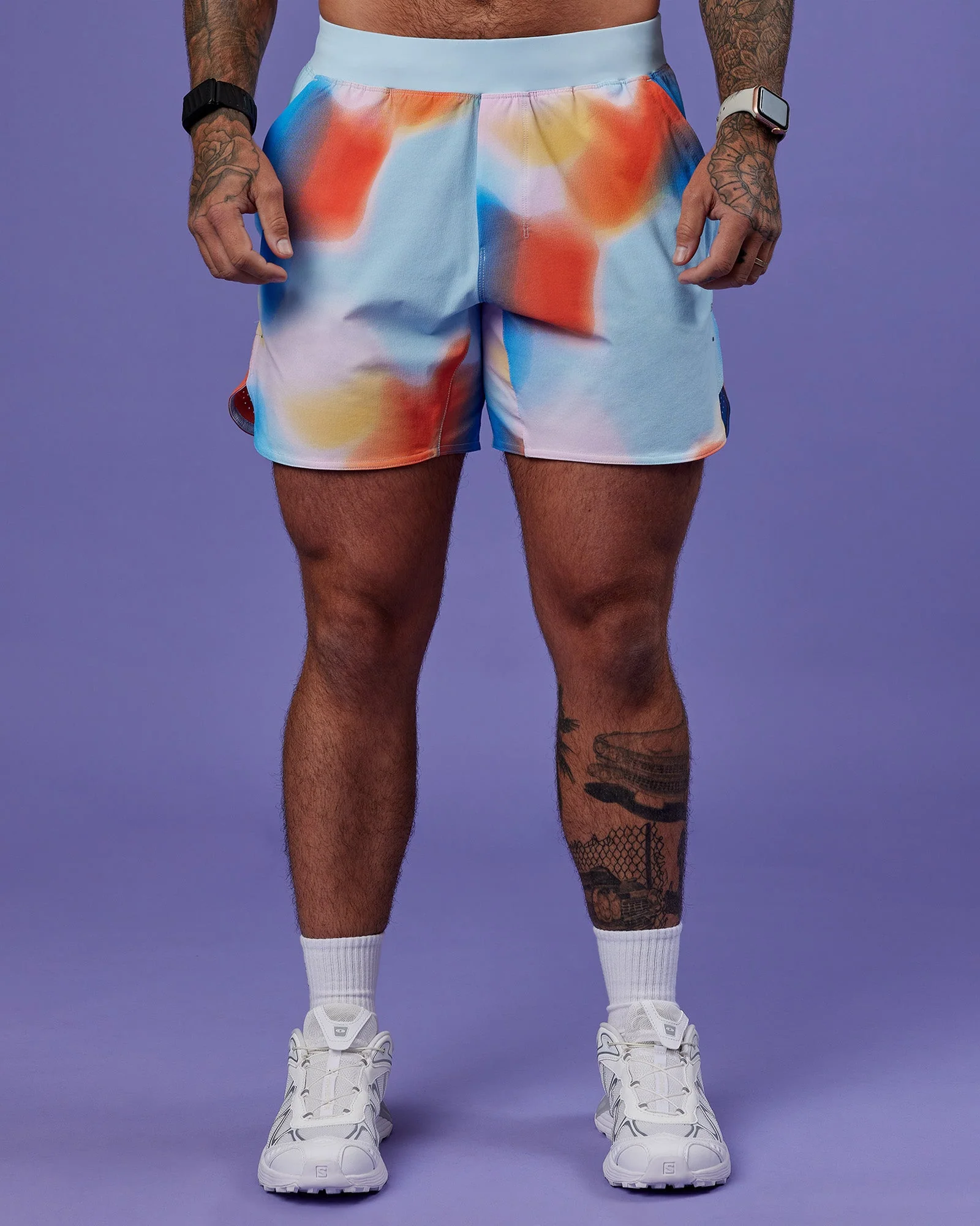 Lift 6" Short - Rainbow Shade Print
