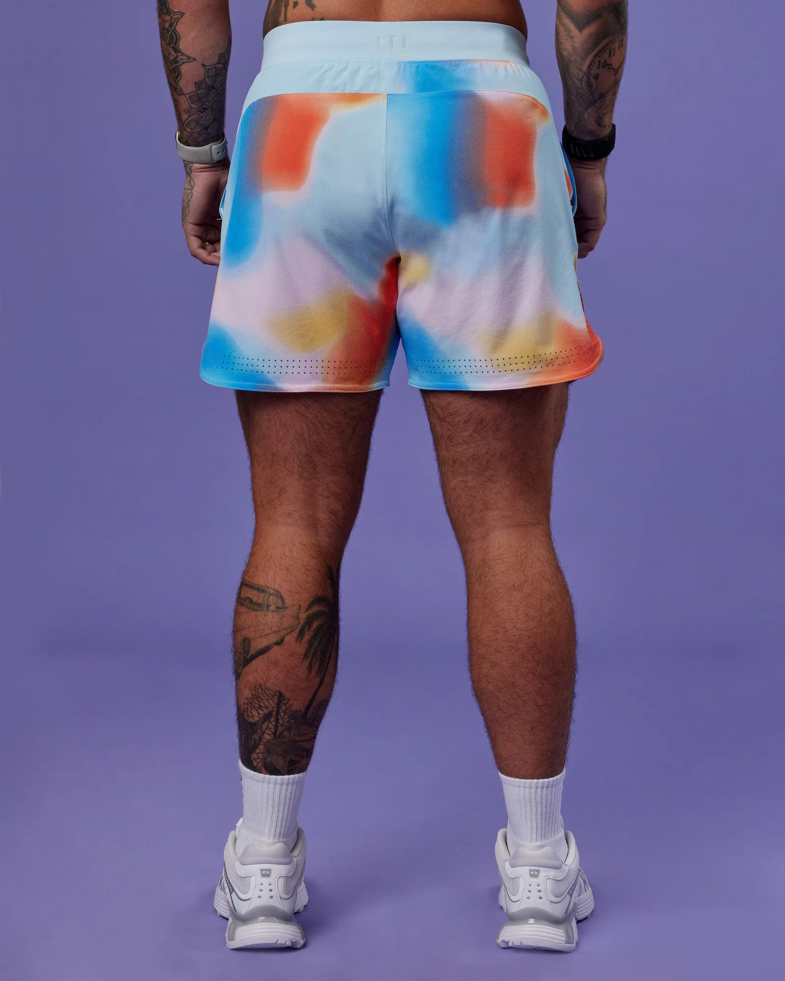 Lift 6" Short - Rainbow Shade Print - Image 4