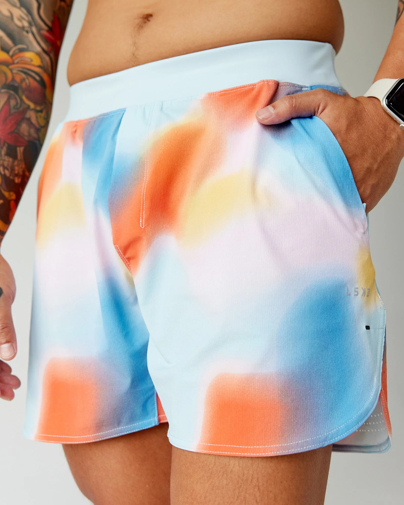 Lift 6" Short - Rainbow Shade Print - Image 6