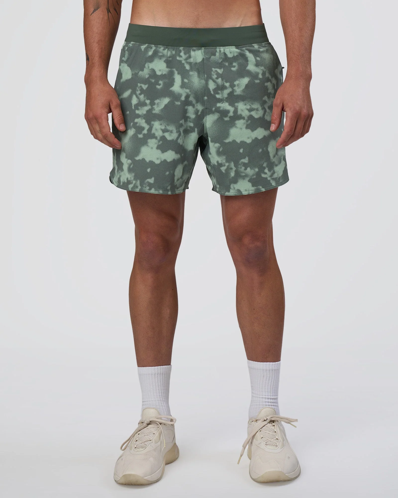 Lift 6" Short - Washed Camo Carbon