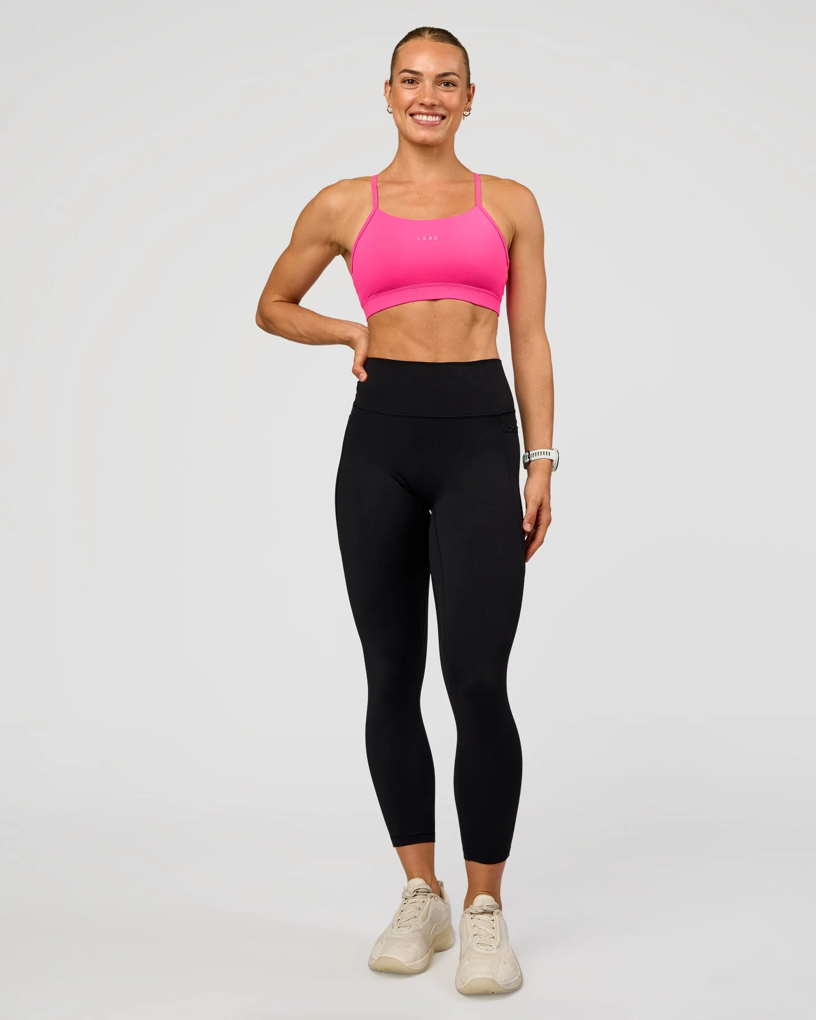 Lift Sports Bra - Ultra Pink - Image 4