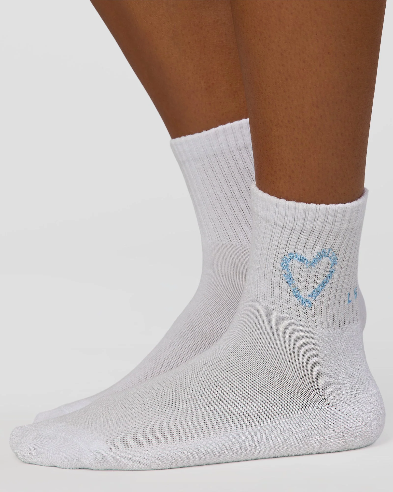 Love The Process Quarter Socks - White-Open Air - Image 2