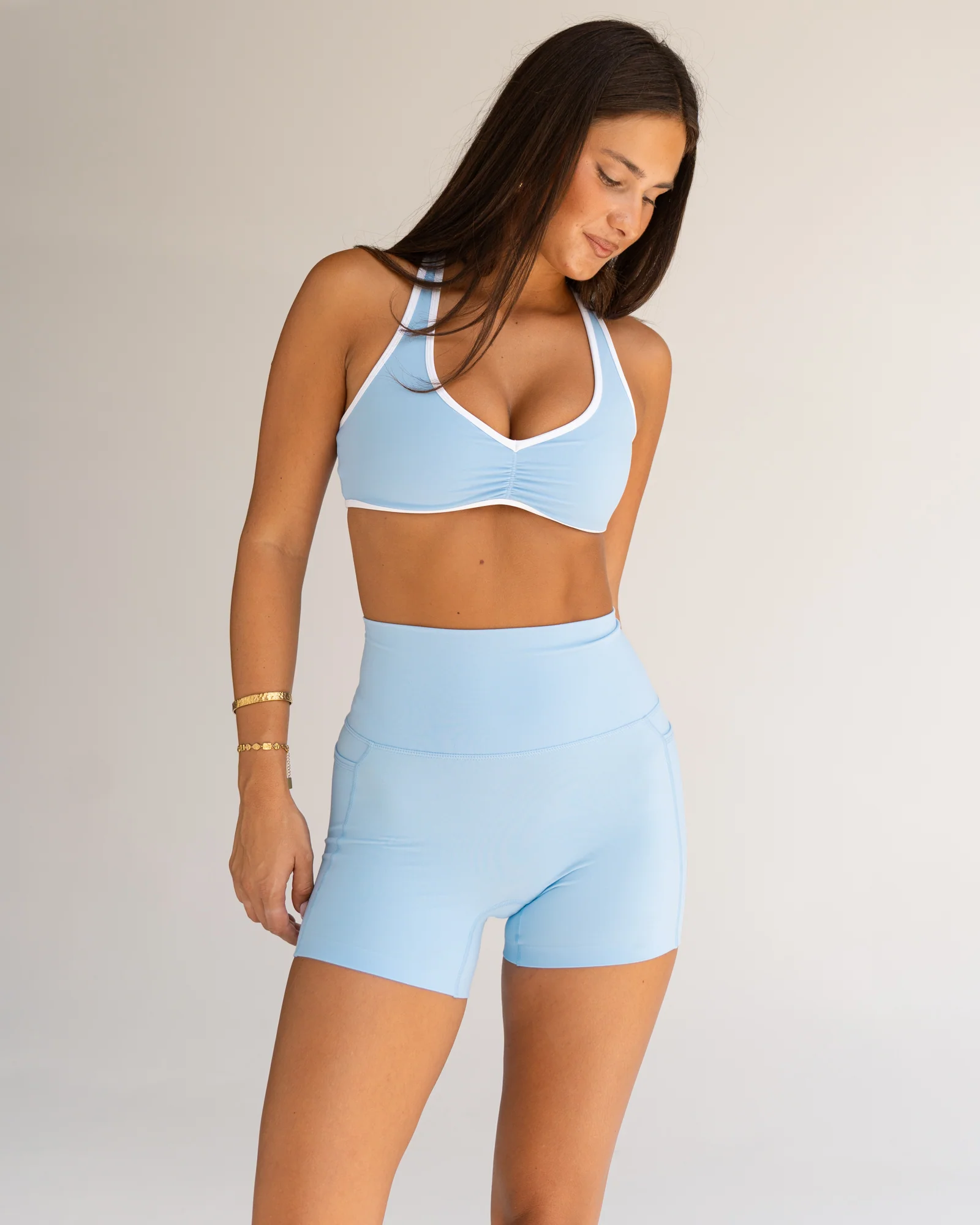 Luminous Sports Bra - Open Air-White - Image 4