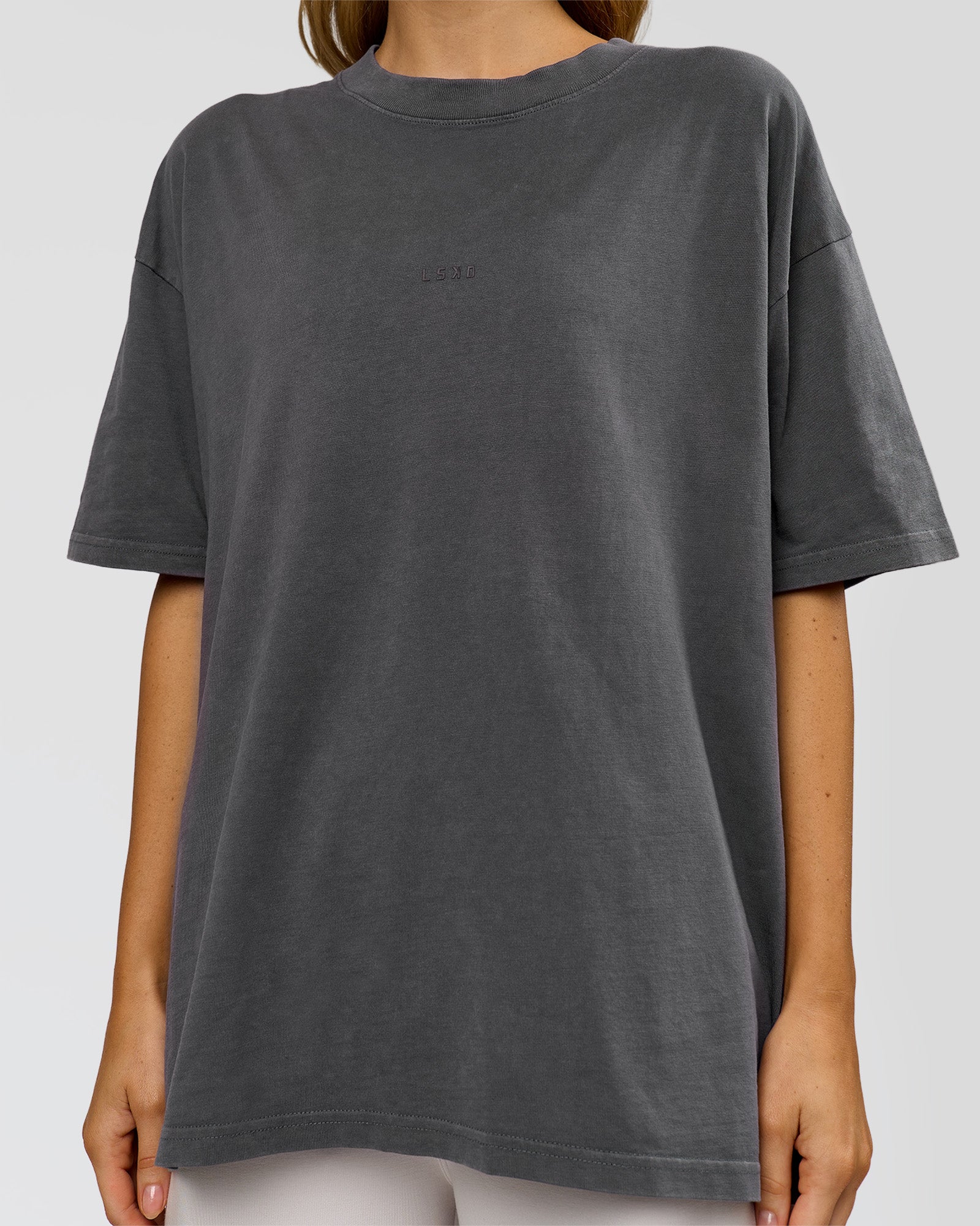 Memory In Motion Heavyweight Oversized Tee - Dark Storm Washed - Image 9