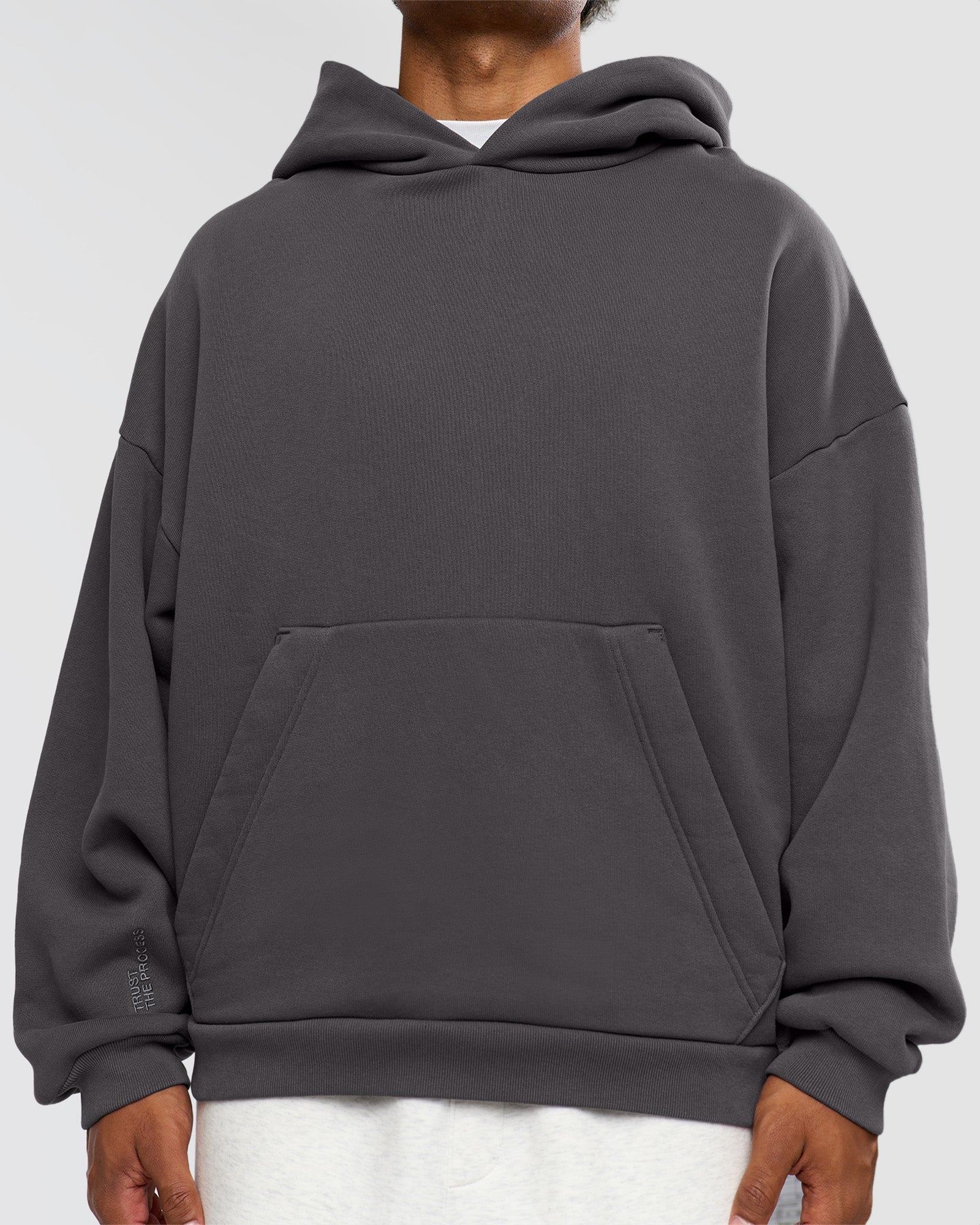 Memory In Motion Ultra Heavyweight Washed Hoodie - Dark Storm Washed - Image 14
