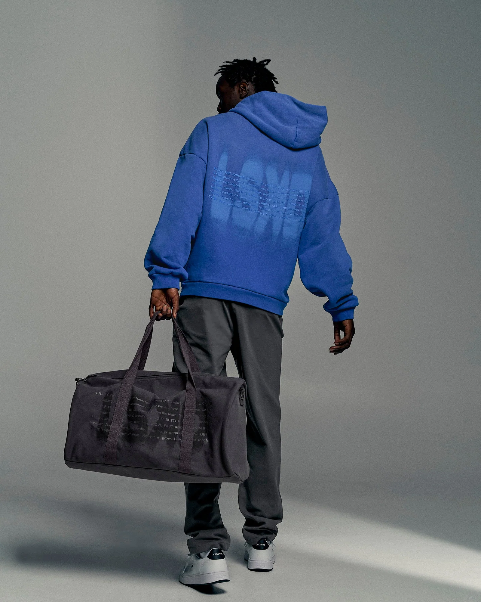 Memory In Motion Ultra Heavyweight Washed Hoodie - Electric Indigo Washed - Image 7