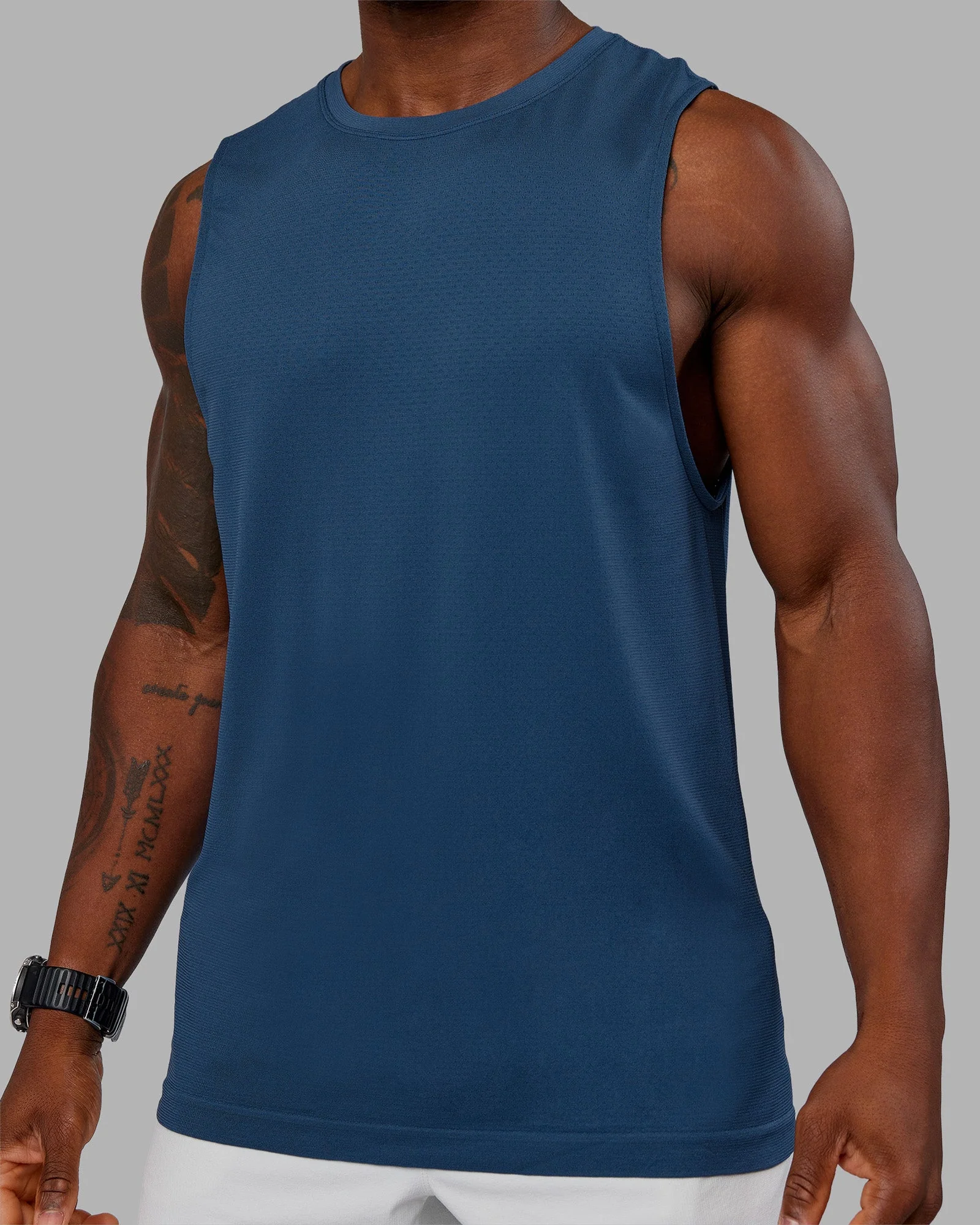 AeroFLX+ Seamless Muscle Tank - Indigo - Image 5
