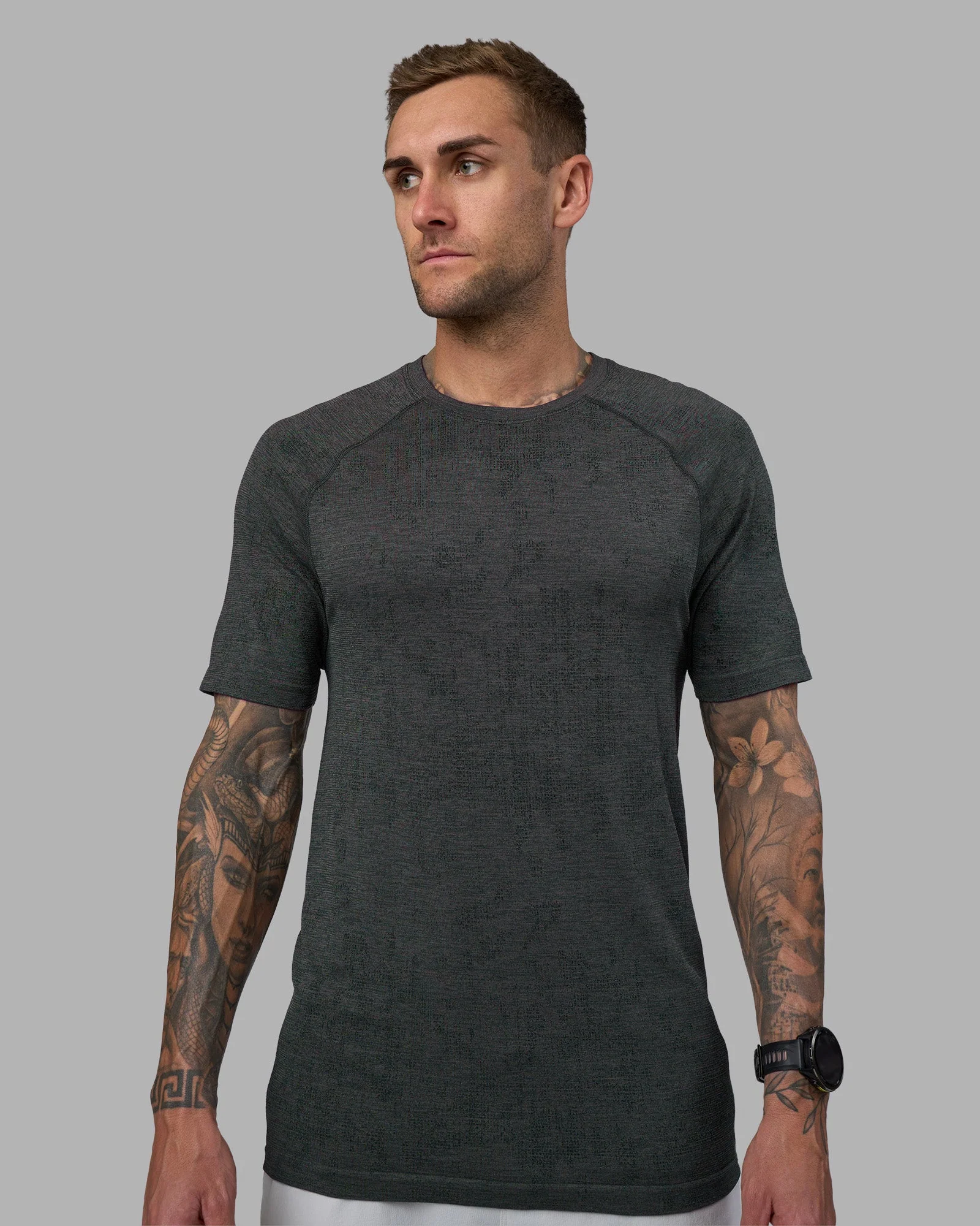 AeroFLX+ Seamless Tee - Black Camo-Graphite - Image 2
