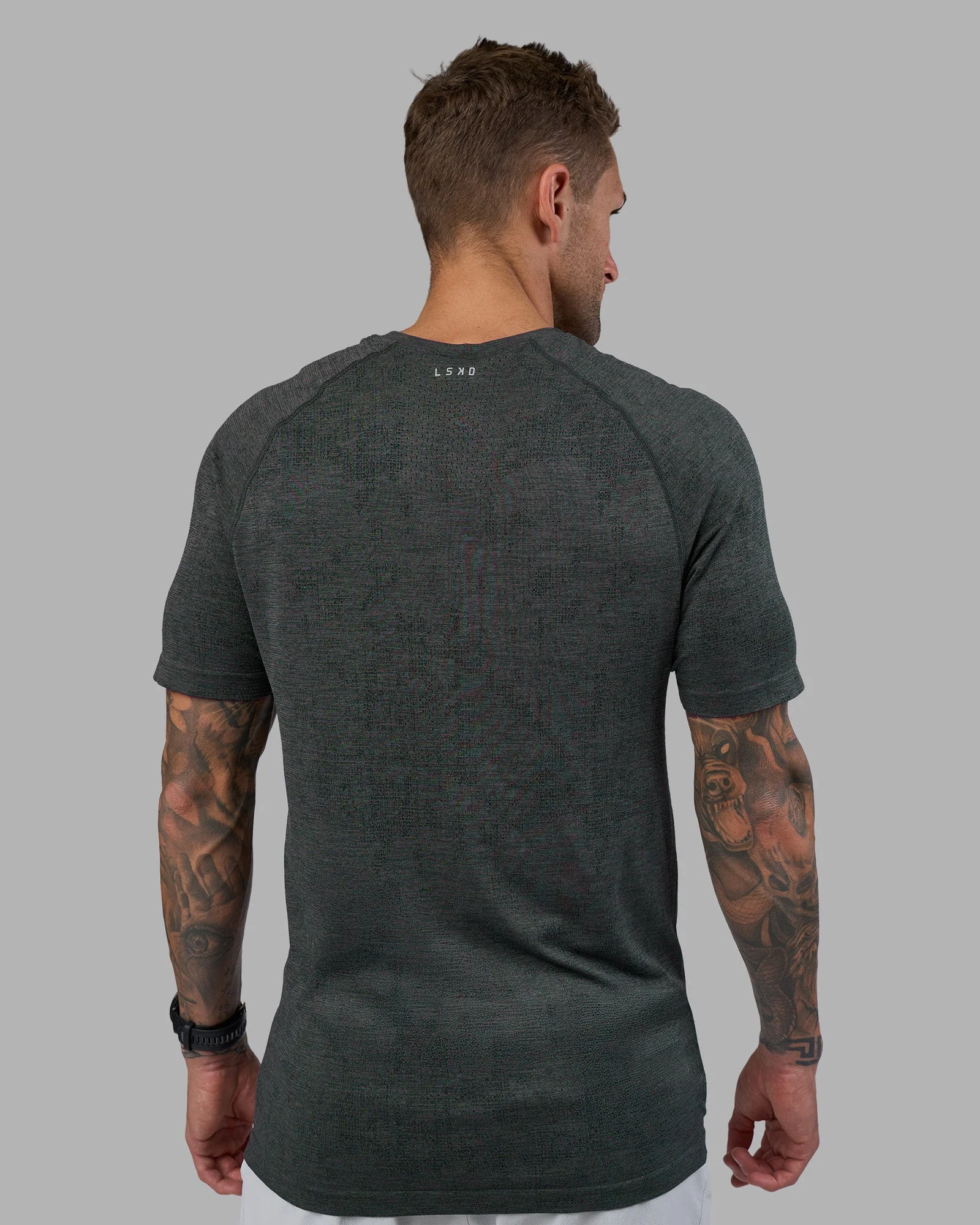 AeroFLX+ Seamless Tee - Black Camo-Graphite - Image 4