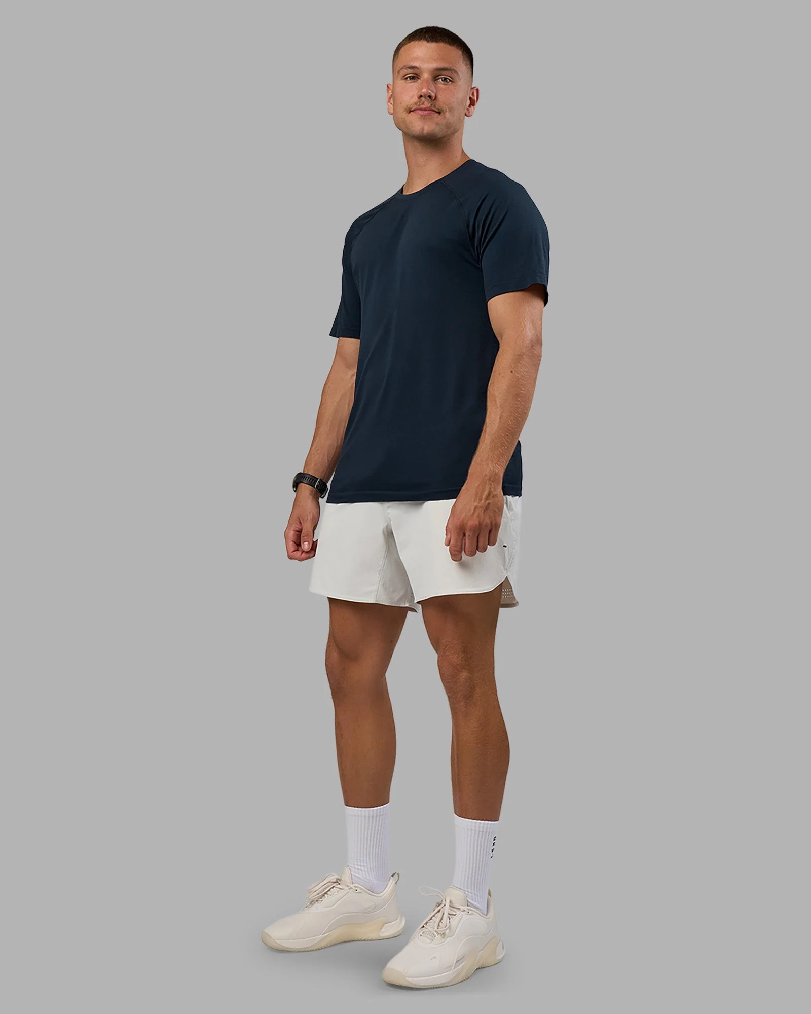 AeroFLX+ Seamless Tee - Navy/Navy - Image 2