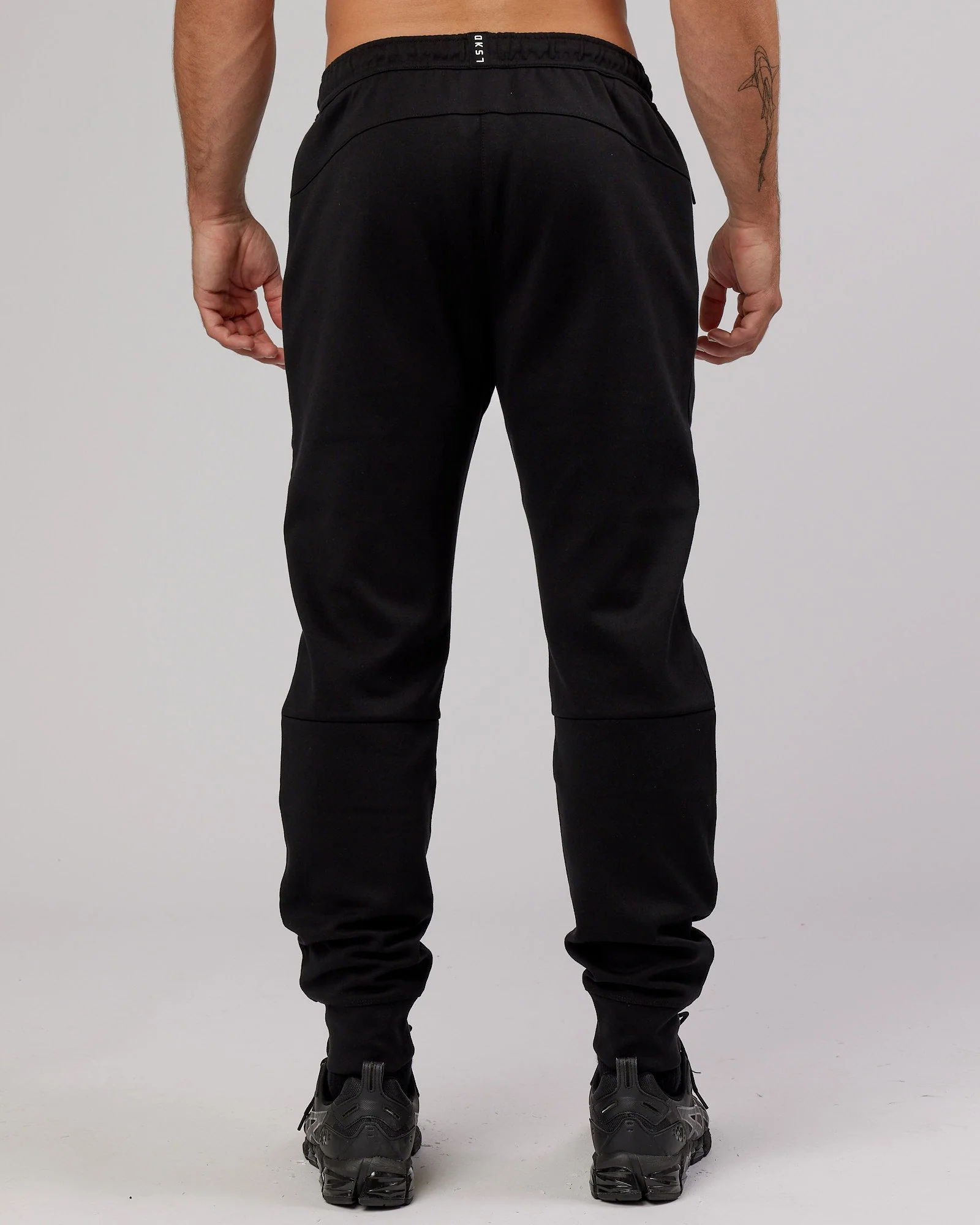 Athlete ForgedFleece Zip Trackpant - Black - Image 4
