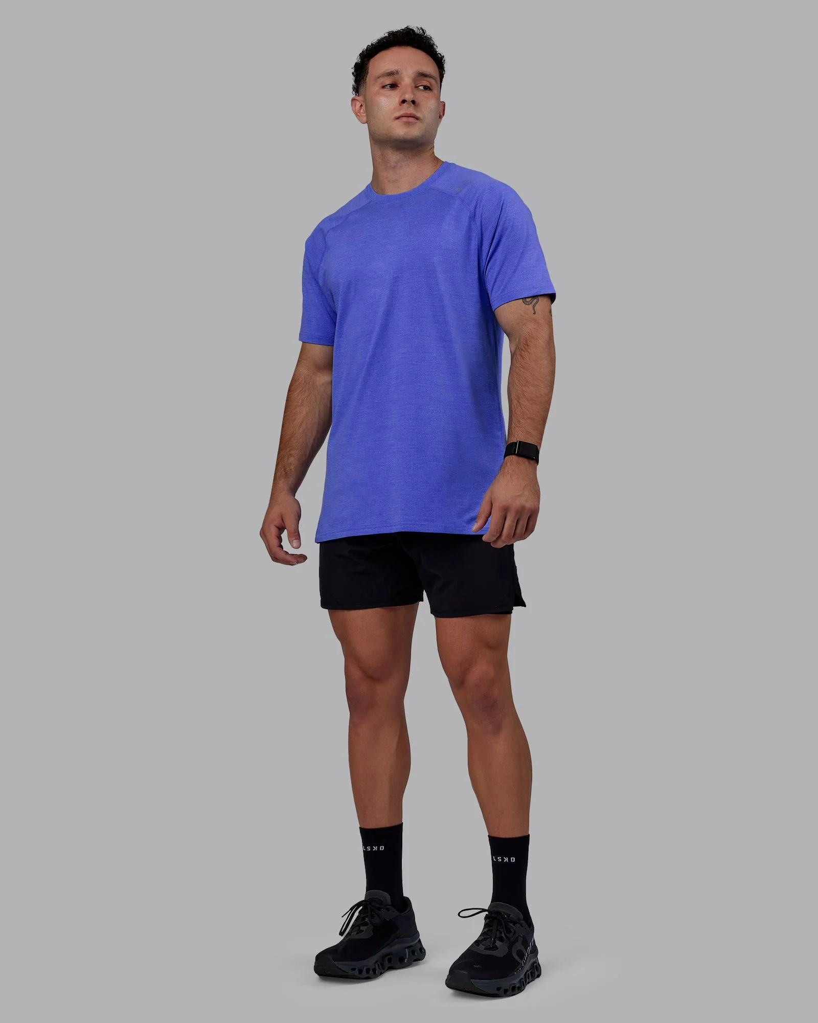 Perform VapourFLX Tee - Baja Blue Marl - Image 2